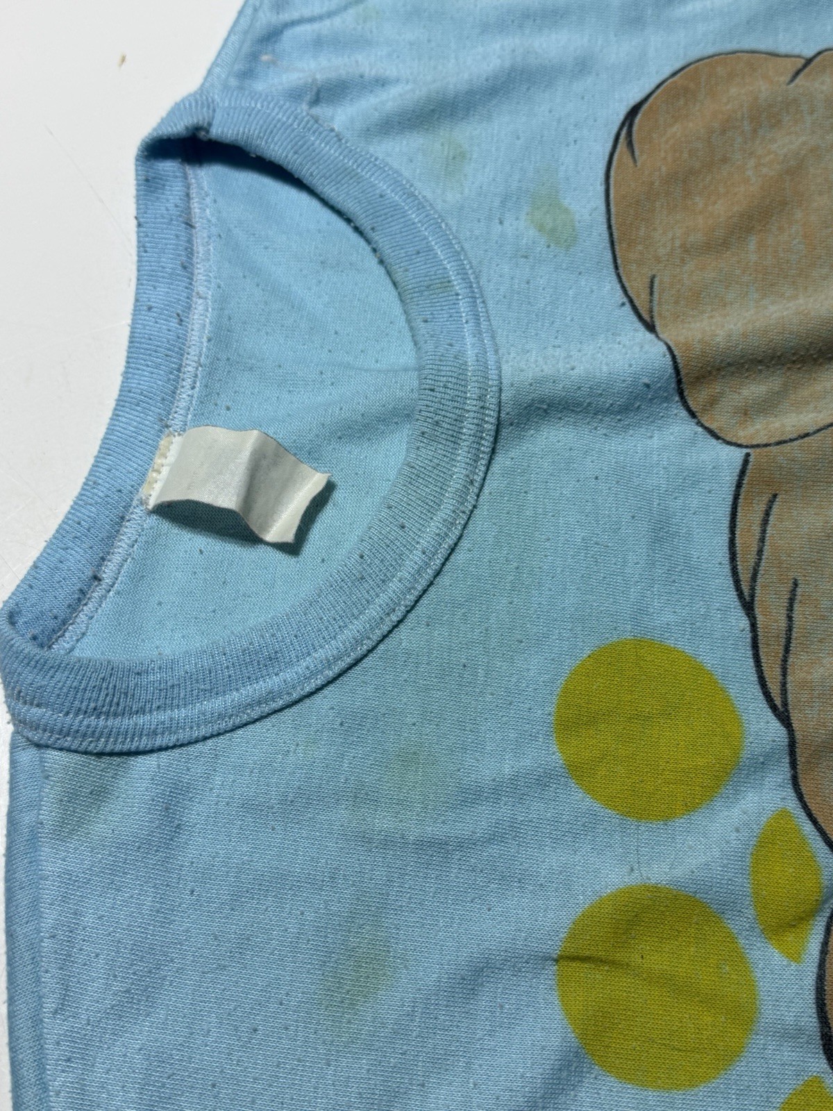 Vintage Woman’s Nightgown Made In USA Teddy Bear Top Read