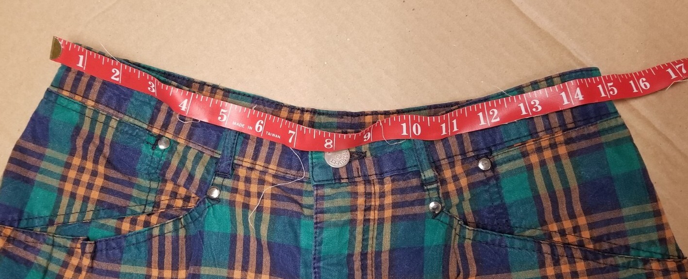 RARE Vtg 80s FIORUCCI Plaid Pants US 30-31 Punk Designer Italy Retro Grunge 70s