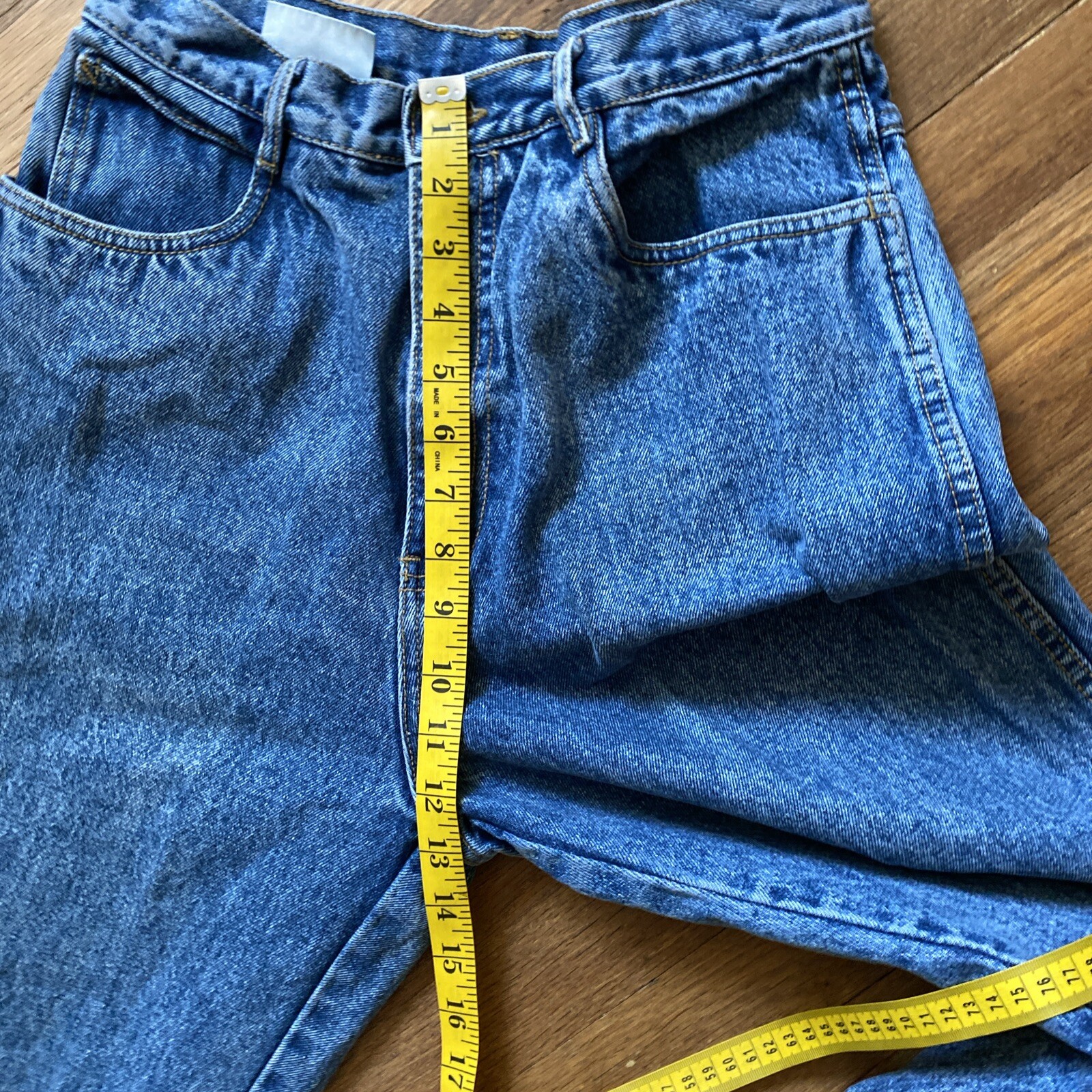 Vtg 1980’s RIO by STEPHEN MARDON Tapered HIGH RISE Med Wash Blue MOM JEANS 13