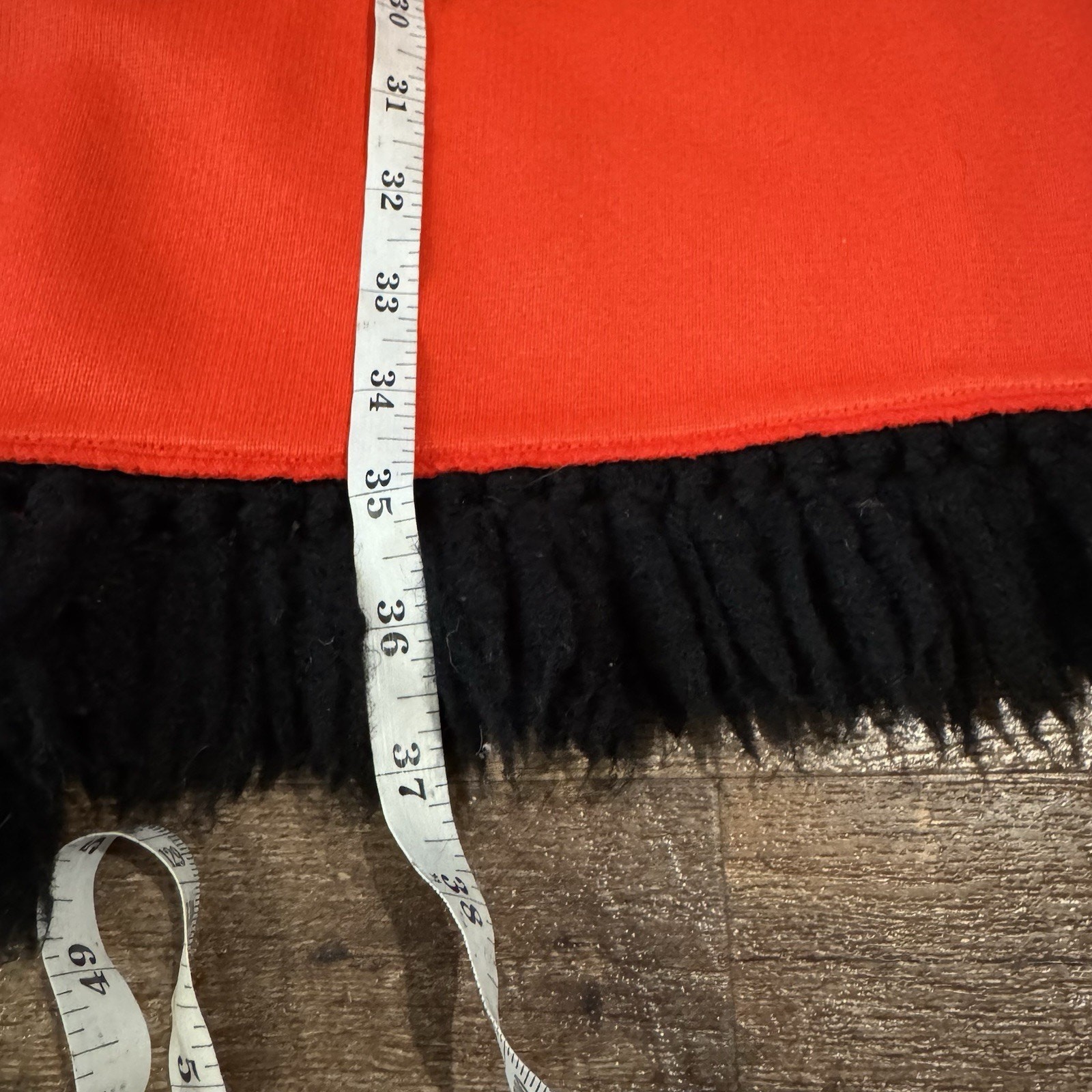 Vintage Virginia Crabtree Red Wrap Skirt Matador Costume Black Fringe Bull FLAWS