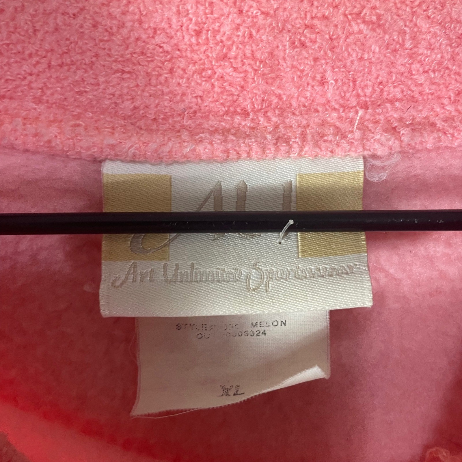 Vintage Yakama Nation Sweatshirt XL Pink Fleece Made USA 90s Mock Neck Pullover