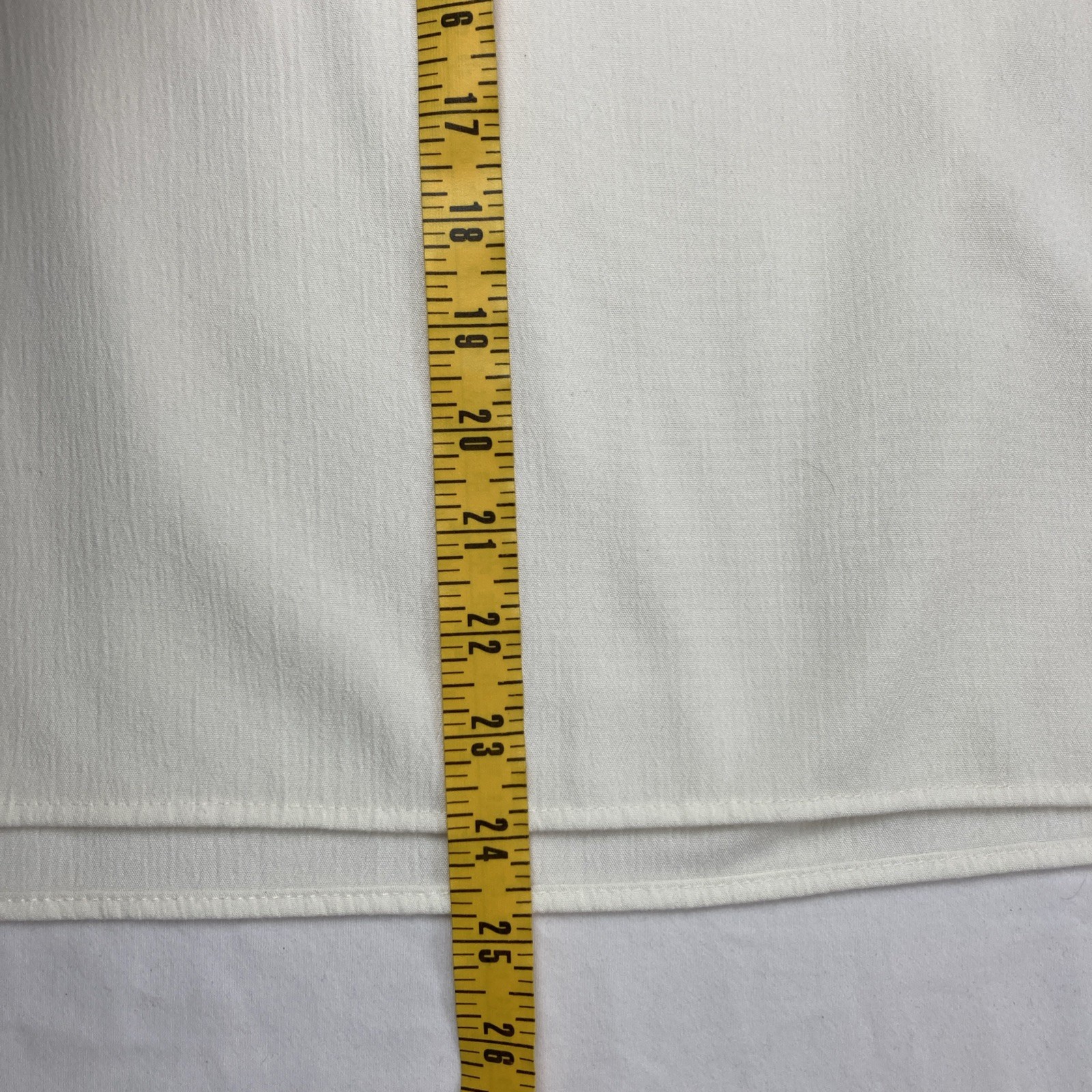 Toni Garment for CC Magic Vintage Keyhole Blouse Ivory Size SMALL