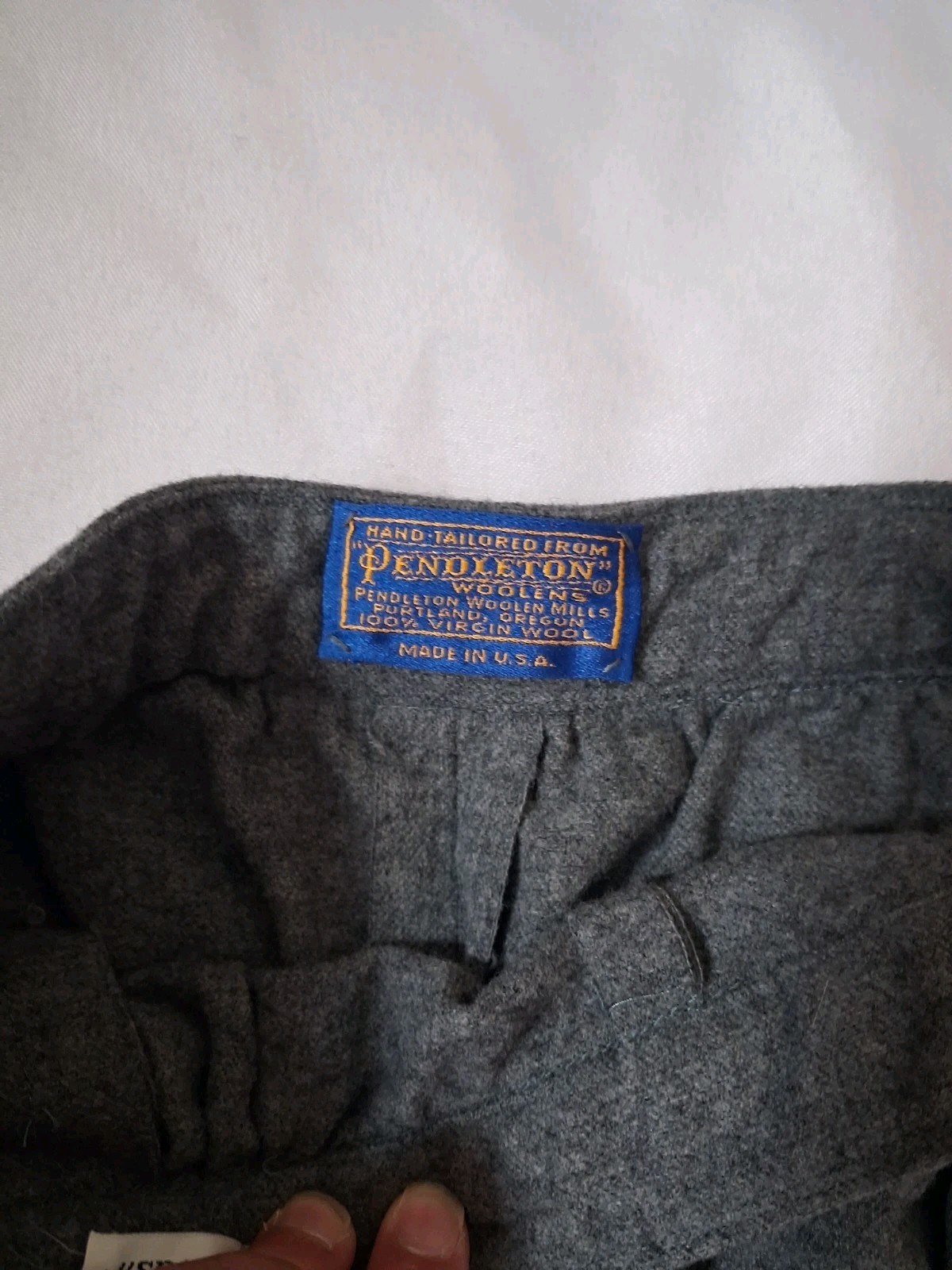 Vintage Pendleton Culotte Pants, 10p% Wool USA Size M Victorian Style Pants