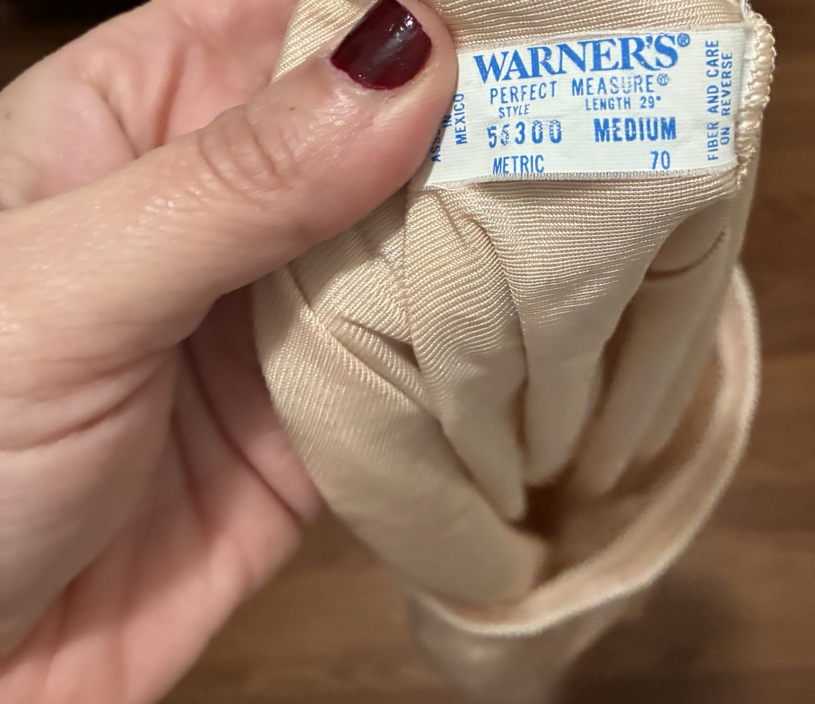 Vintage WARNERS “Perfect Measure” Long Half Slip Ivory Lace M Medium Nylon Pinup