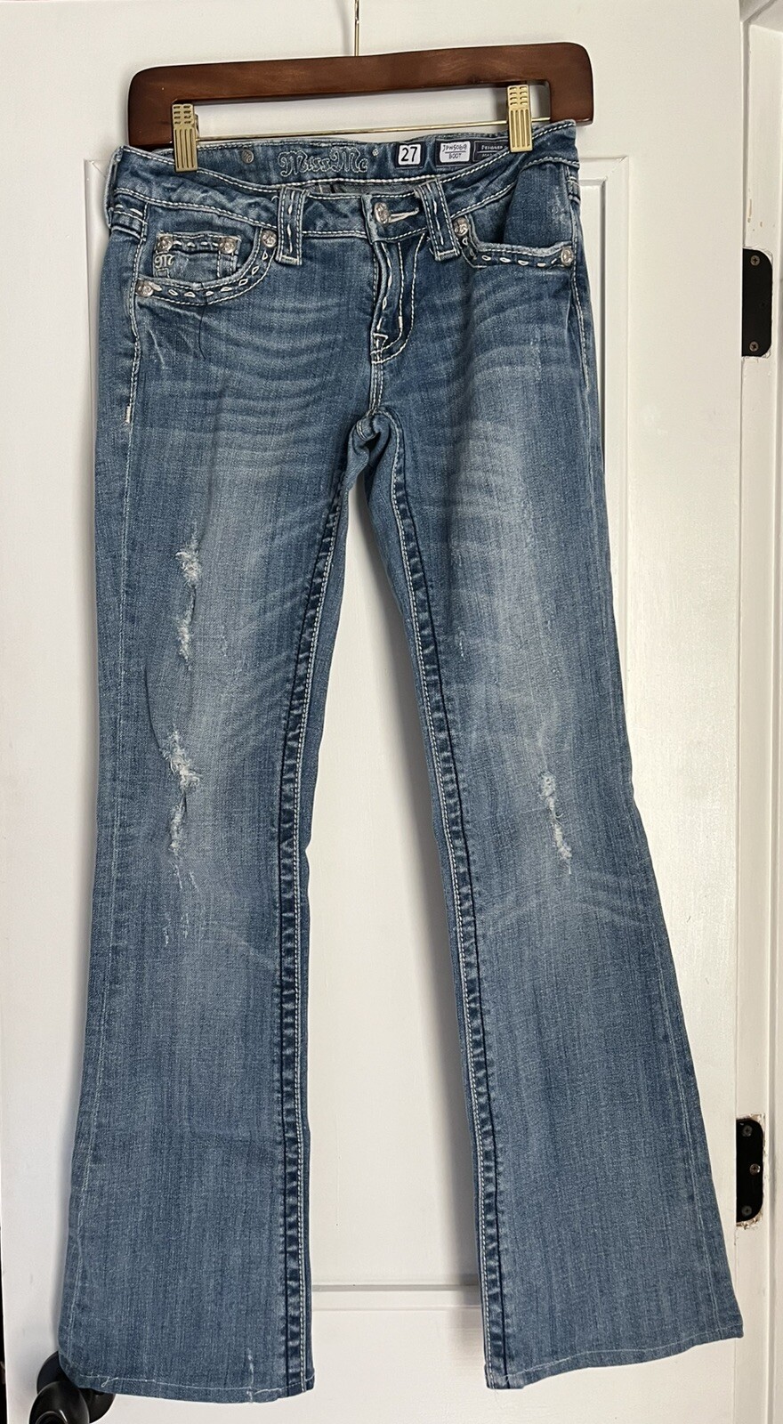 Miss Me Denim Boot Jeans Womens Size 27 Style: JPW5069 *Hemmed to 31 ” inseam