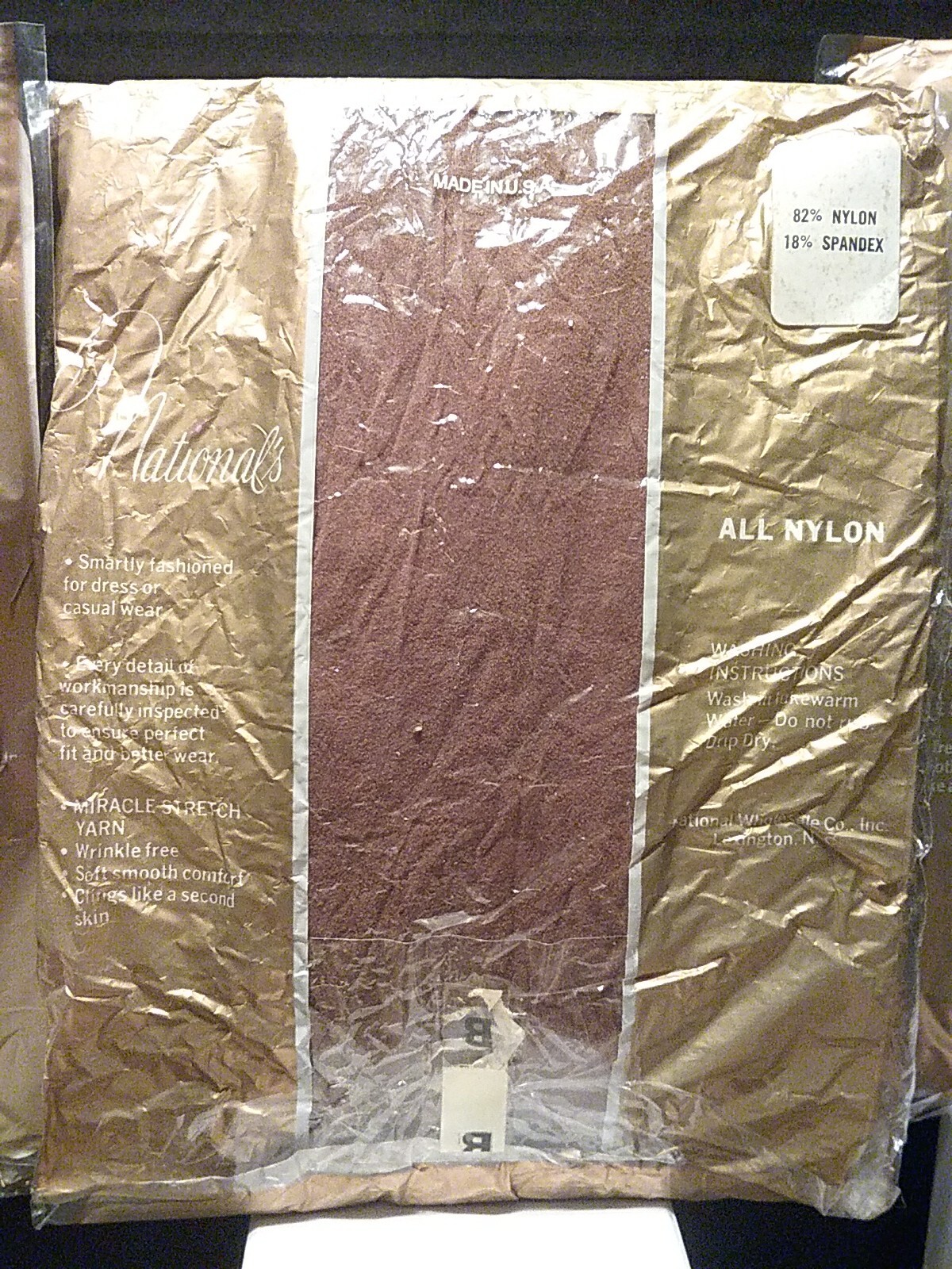 Vtg 1970’s Nationals Hosiery Pantyhose (Size B) Lot Of 4 Pairs Assorted Colors