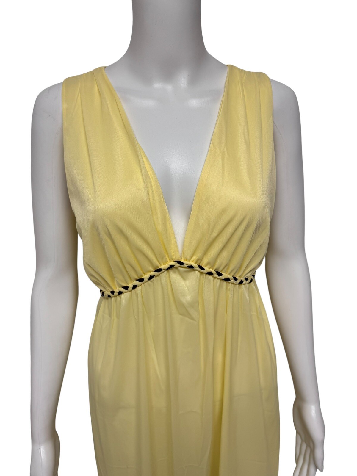 Vintage Avian Lingerie women’s Lingerie Babydoll Nightgown yellow size M