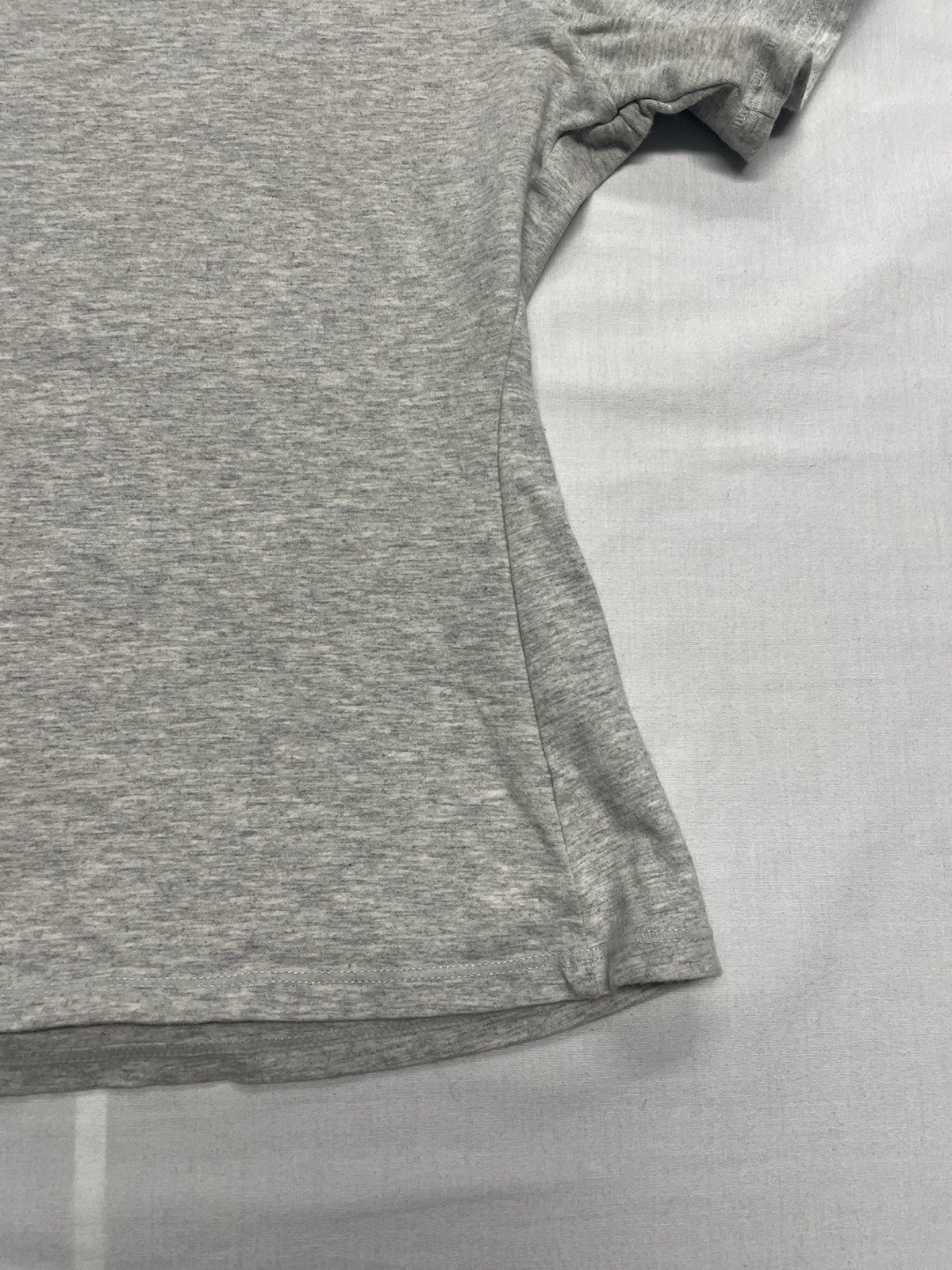 SKIMS Cotton Jersey T-Shirt in Light Gray Size M Shapewear Athleisure Kardashian