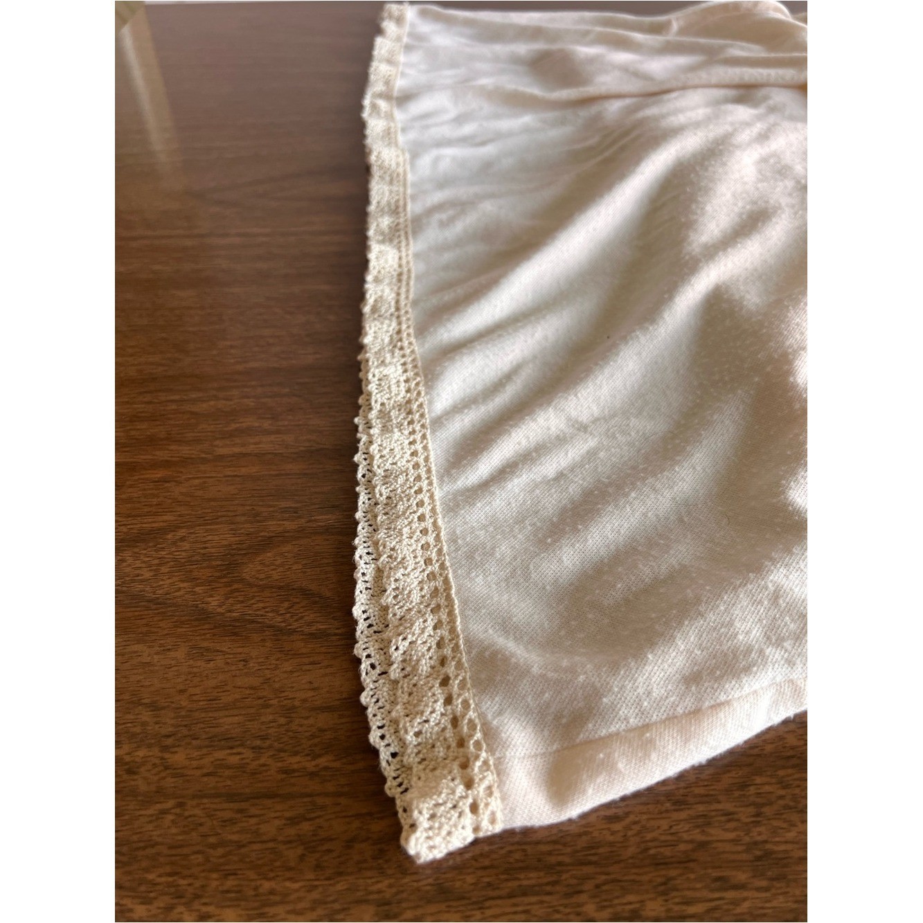 VTG TRIVIA by Charm of Hollywood Ivory Prairie Cottagecore Dress Lace 9/10 Boho