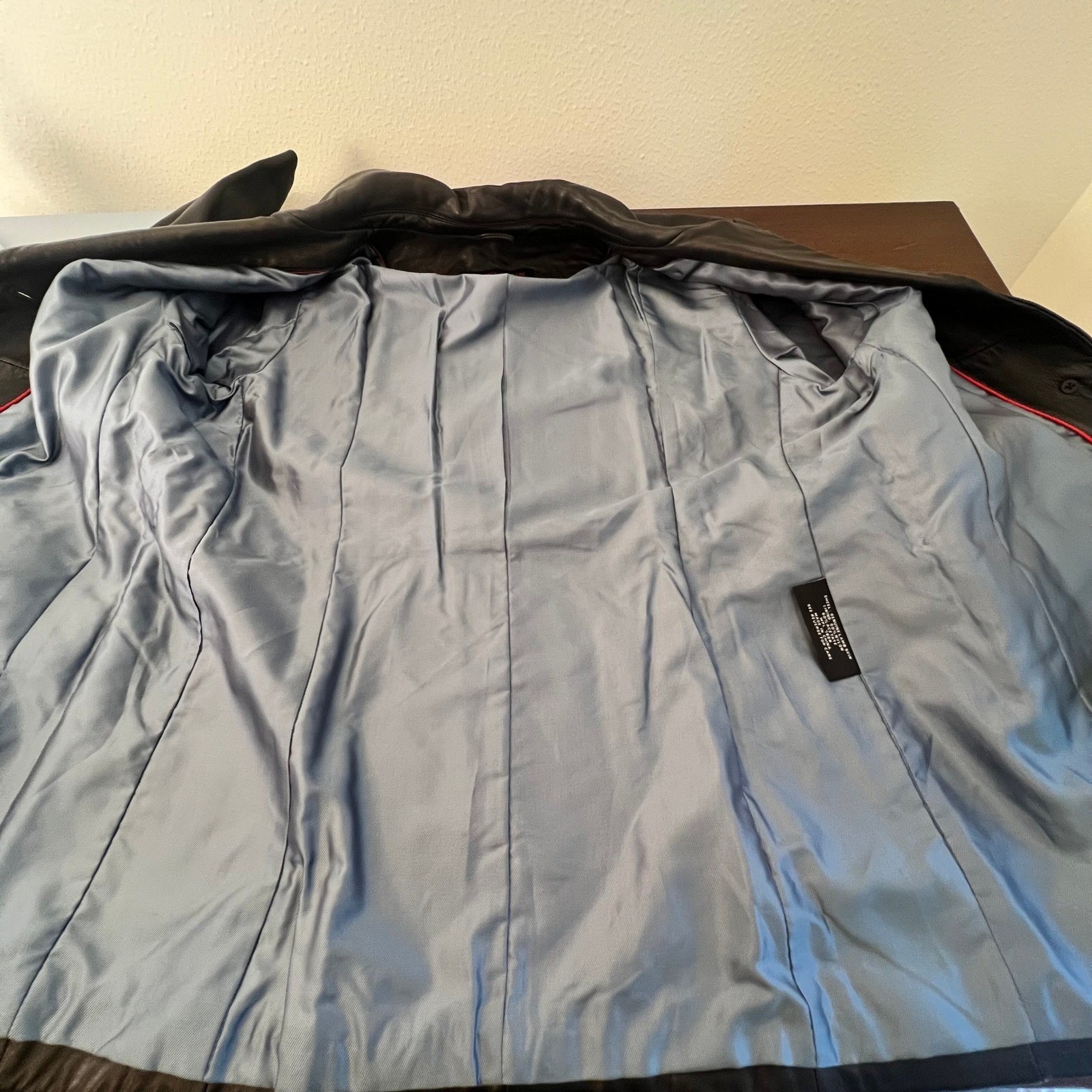 Vintage Lamb Leather Jacket Womens XL Ann Klein Black Old Money Luxury Classic