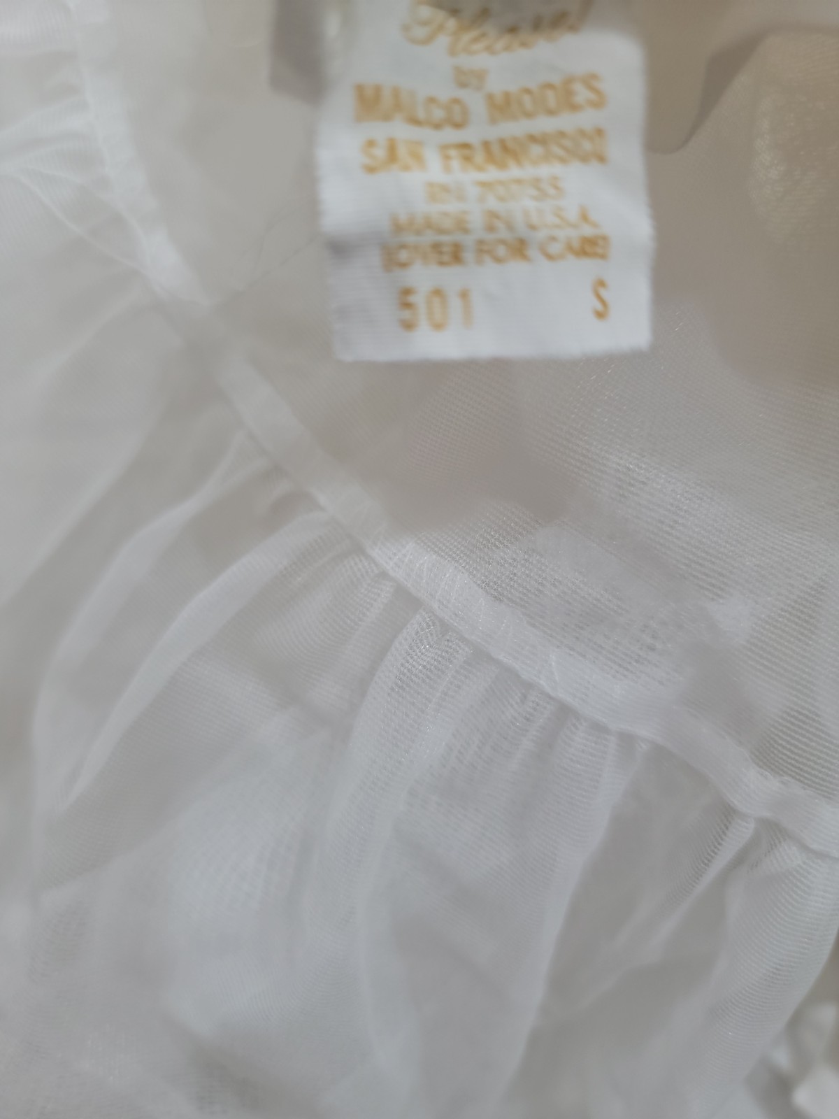 Lot of 5 Vintage Malco Modes S-501 Square Dance Petticoats Crinolines Ruffle Ski