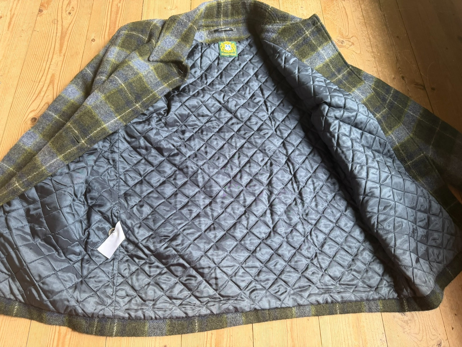 Hammerschmid Alpaca Virgin Wool Jacket 42 44 46 Heritage Check Vintage Luxury