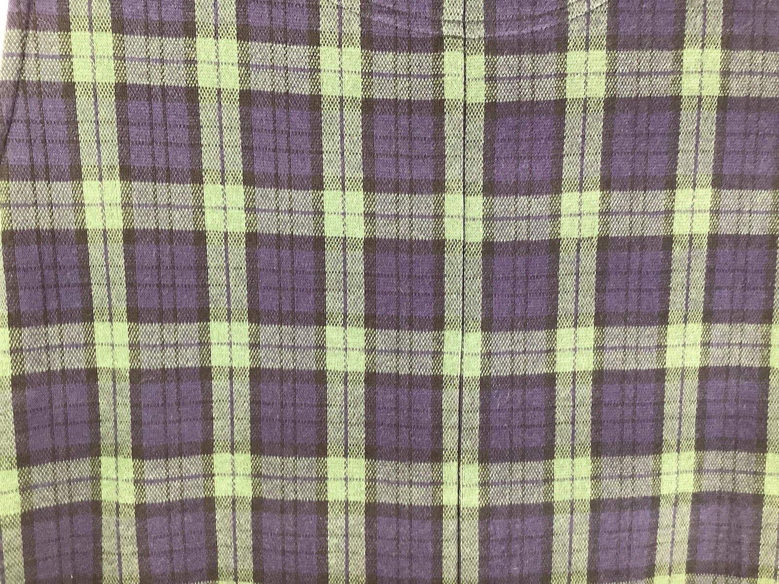 Vintage Bechamel Women’s XL Cotton Plaid Jumper Classic Preppy Retro Workwear