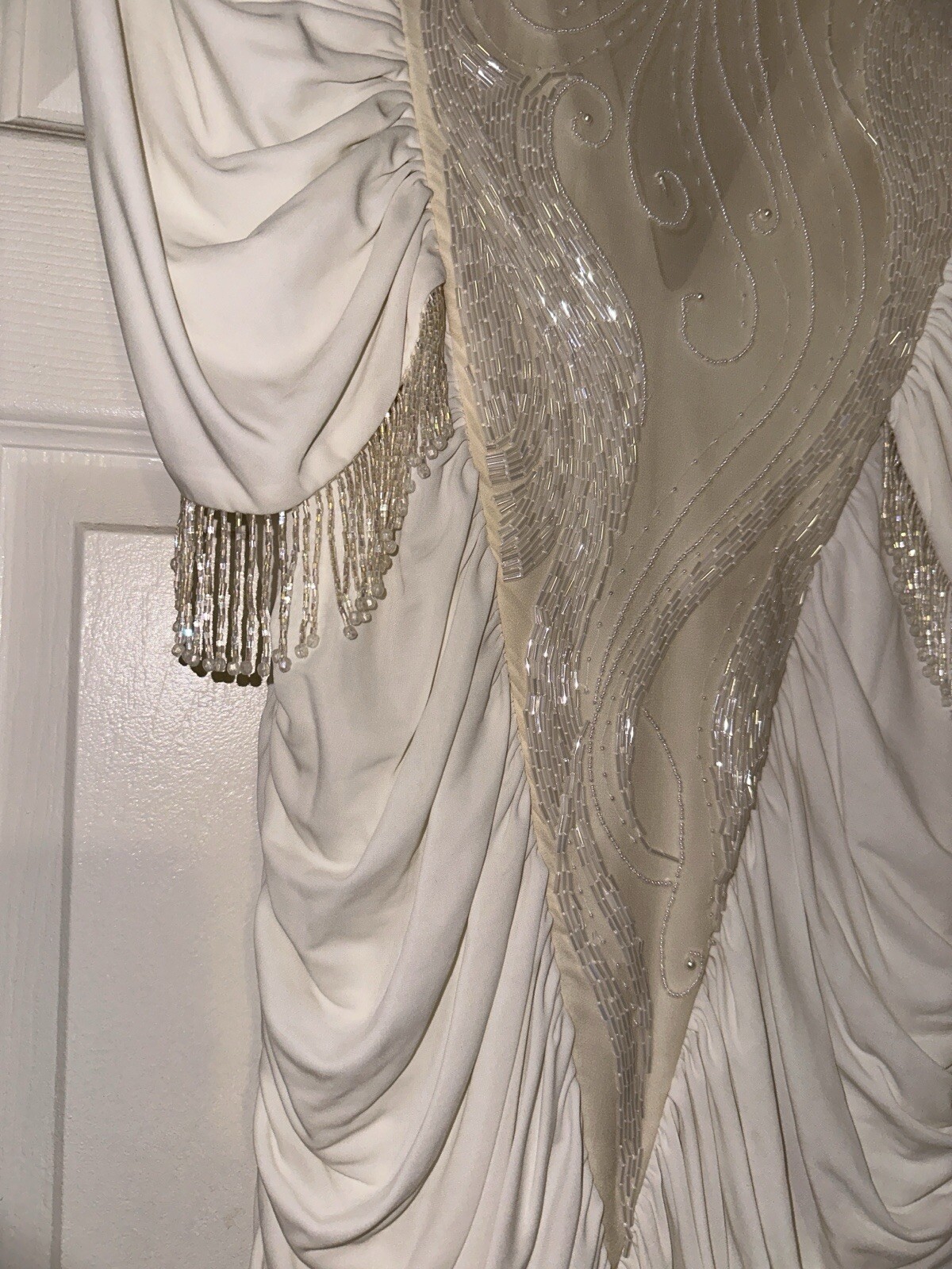 VINTAGE wedding Karen Okada By David Howard Lace Womens white Dress M