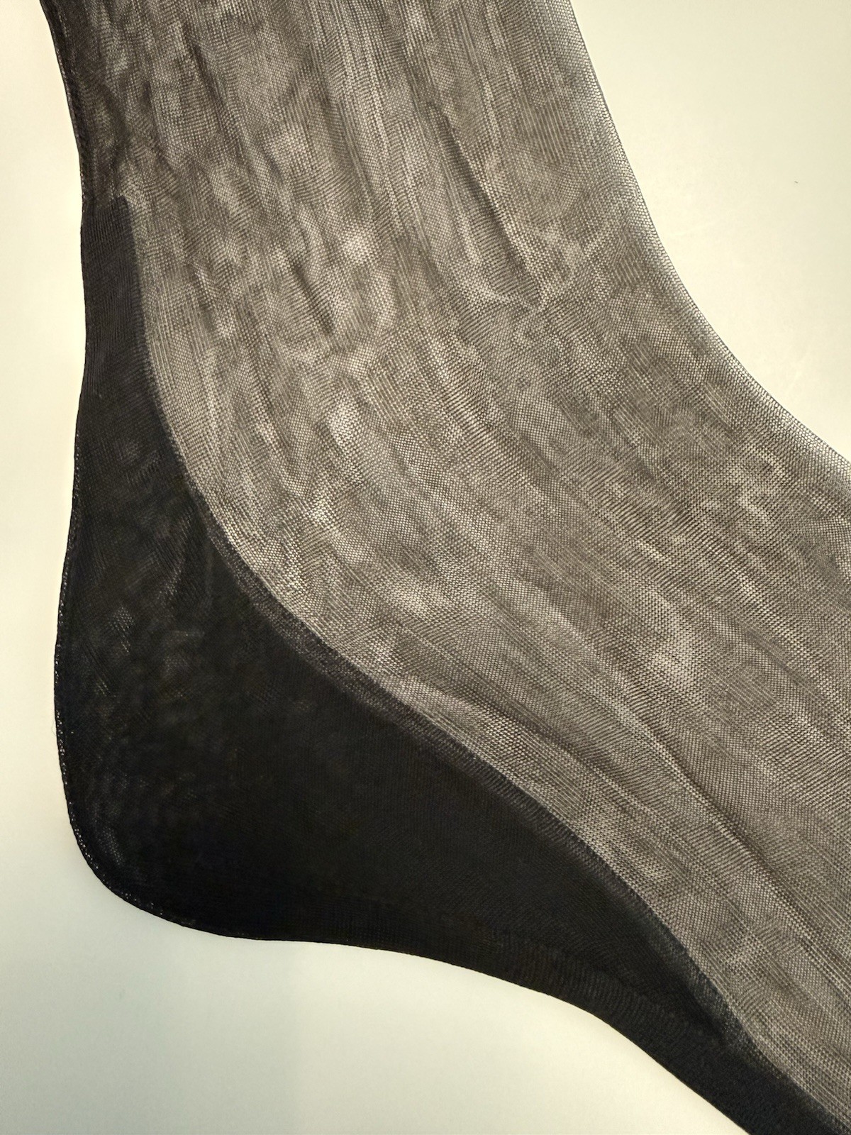 Vintage Outsized Seamed Flat Knit Stockings Welt Is 81/2 Inches Wide