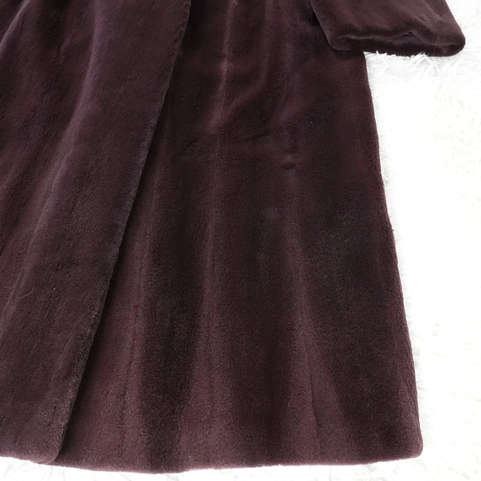 Chocolate Brown Shaved Mink Long Coat EMBA – Genuine Vintage Fur From Japan