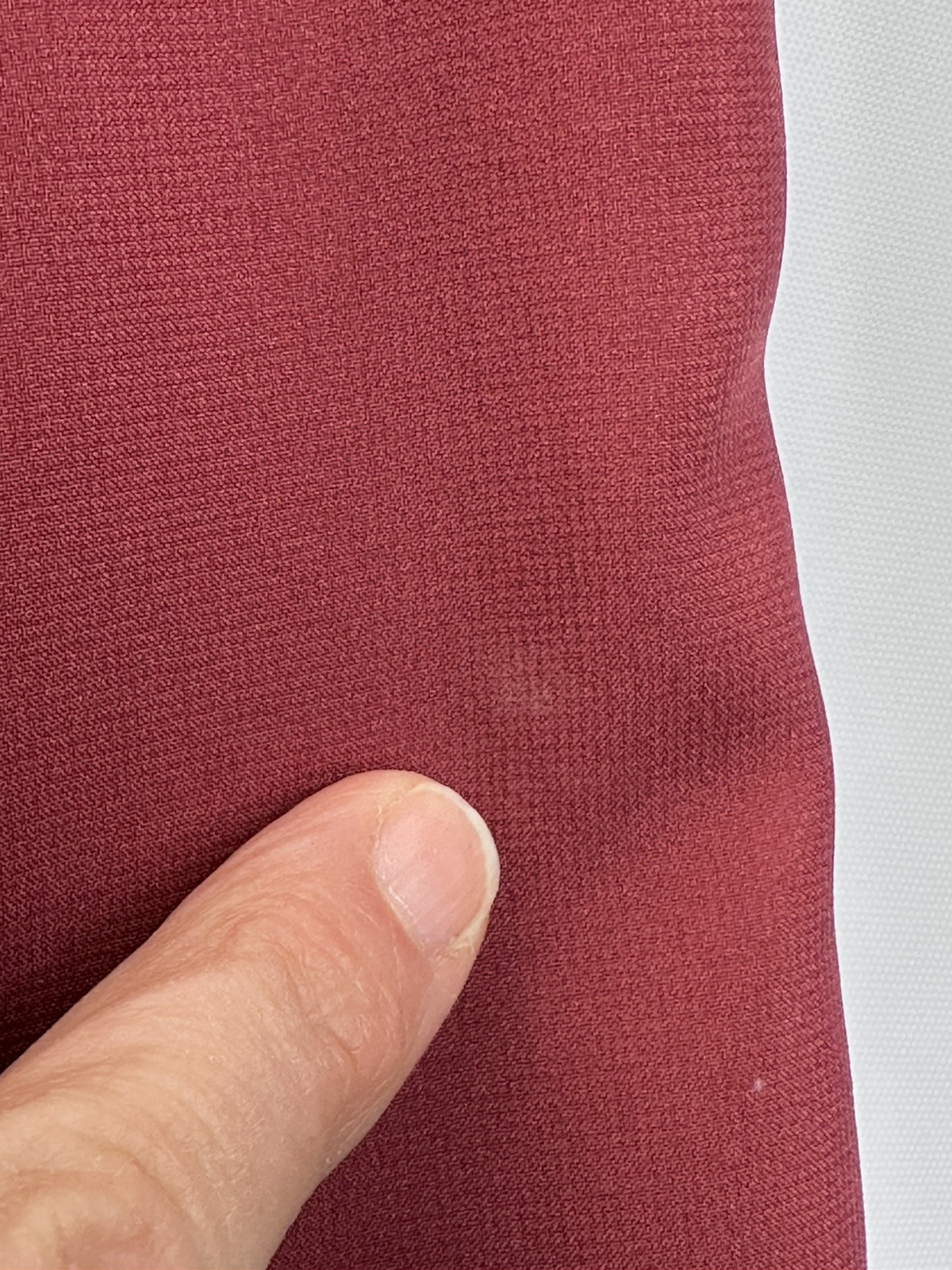 Vtg 1970’s Donkenny Maroon Red Blouse Front Pleats Secretary Geek Size 9/10
