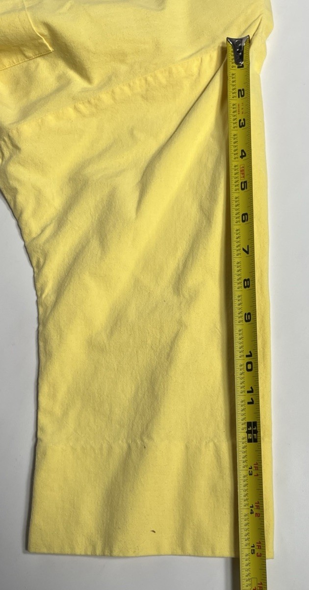 Vintage 70s/80s Betsy’s Things Sz Size 7 USA Made Yellow Jump Suit Jumpsuit