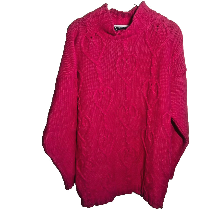 Vintage 90s Cardigan Pink Preppy Tennis Sweater Small County Seat Nuovo Hearts