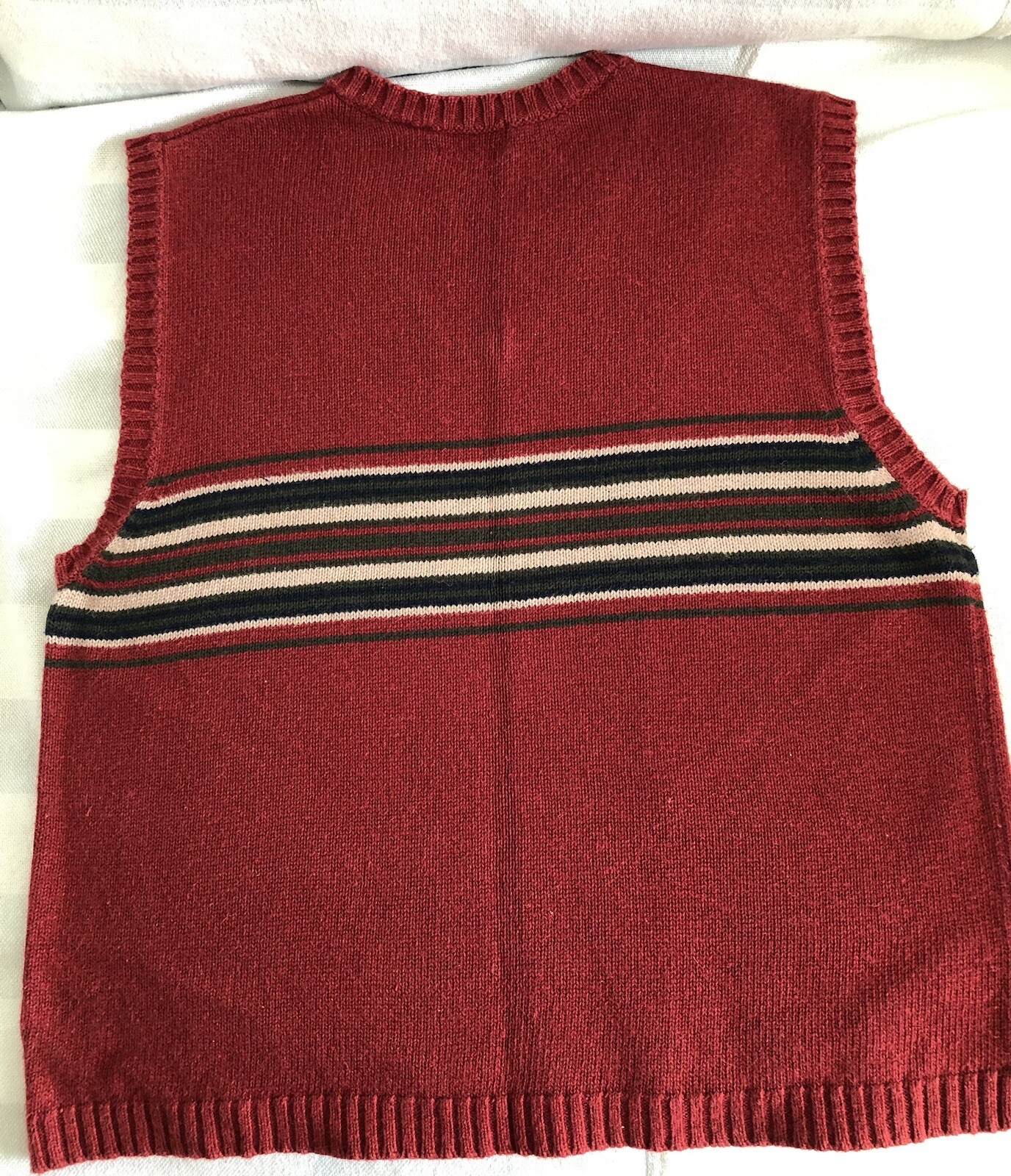 Women’s Size M Sleeveless Paul Harris Design Sweater Vest 21” Long 18” Chest VTG