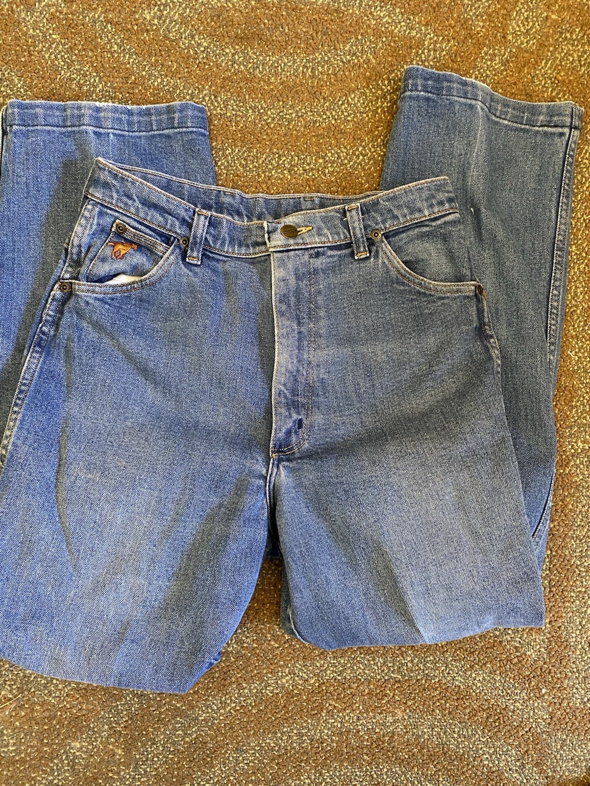 Vintage 70s Wrangler No Fault Medium Wash Jeans