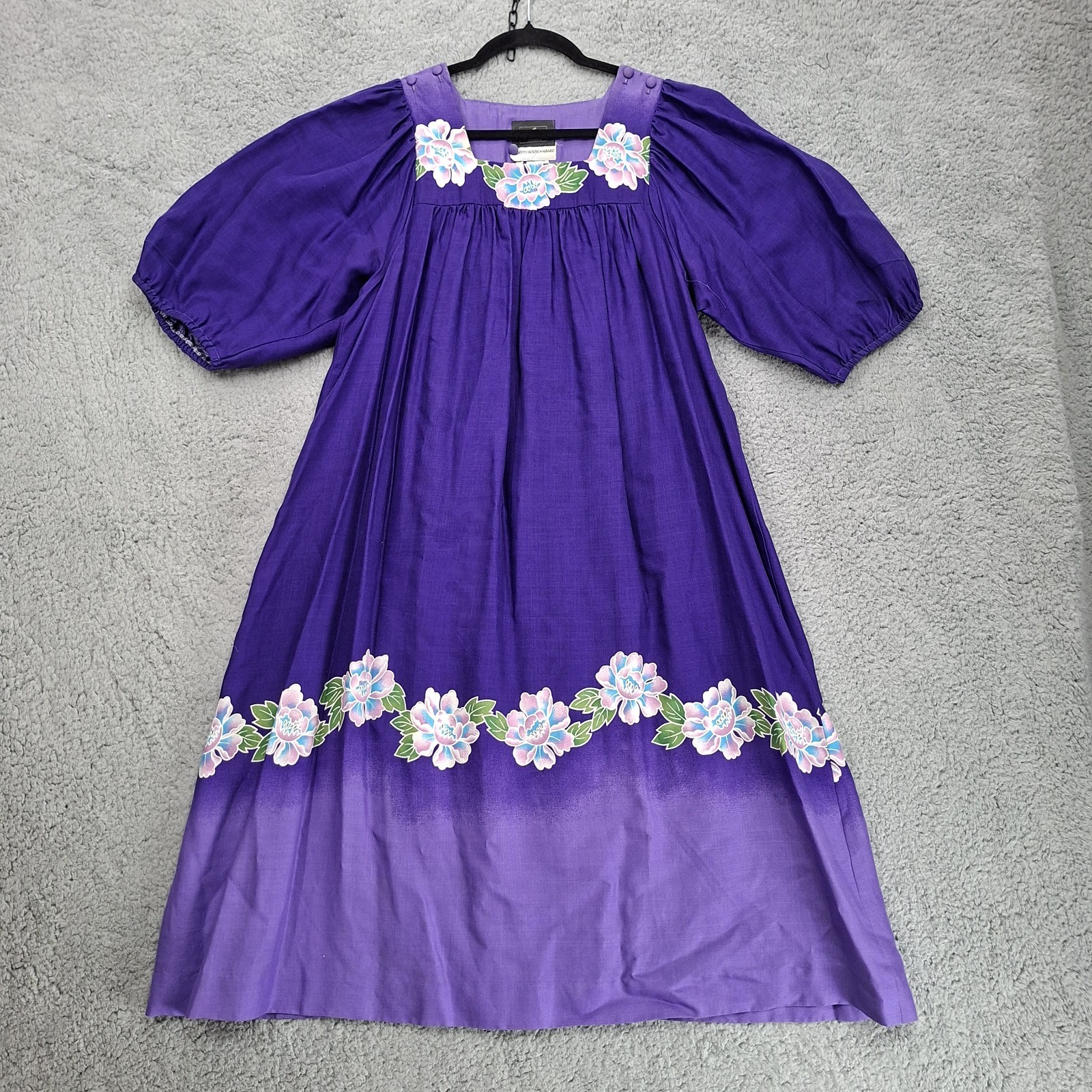Vintage 60’s Muumuu M Chix Hawaii for Liberty House of Hawaii Patio Dress Floral
