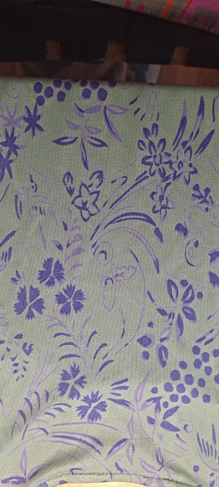 Vtg 80s Flora Kung Silk Jersey Mint Green/Purple Floral Print Sheath Dress 4/ XS