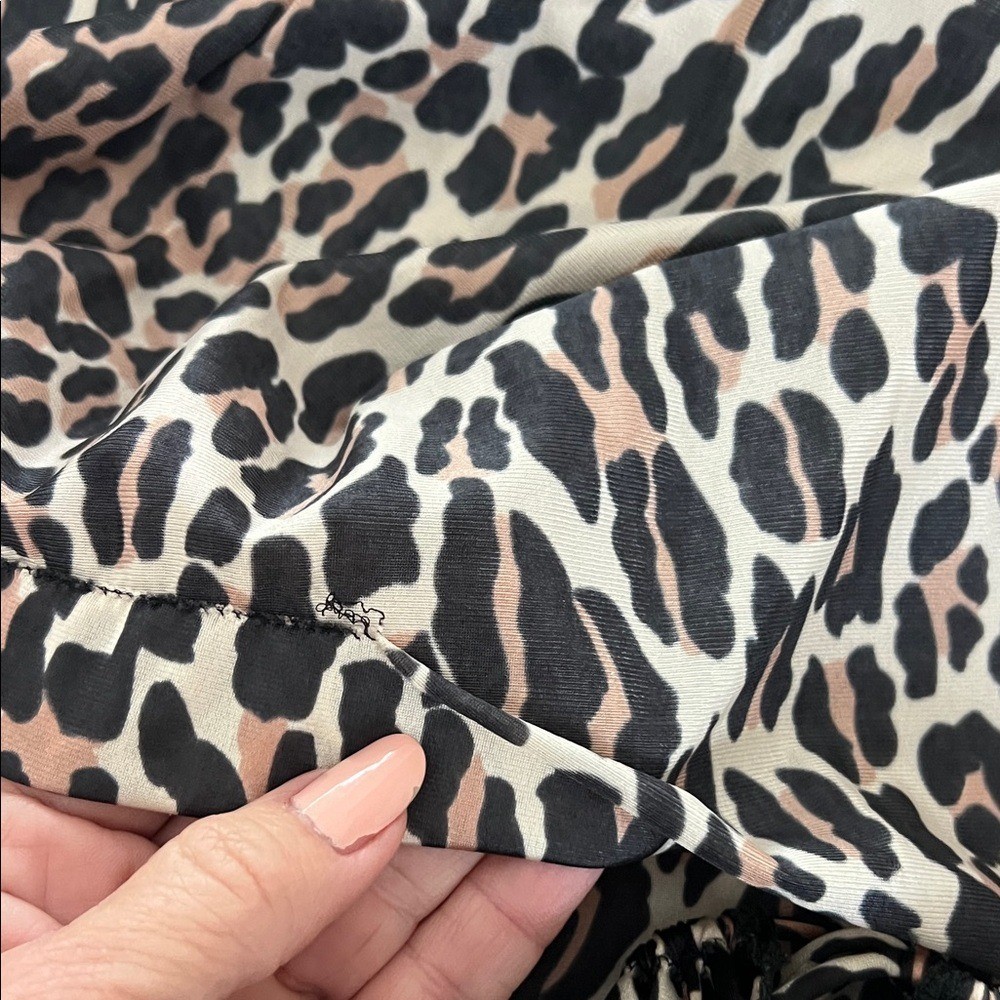 Gorgeous Vintage Vanity Fair Leopard Print Dress/dressing gown