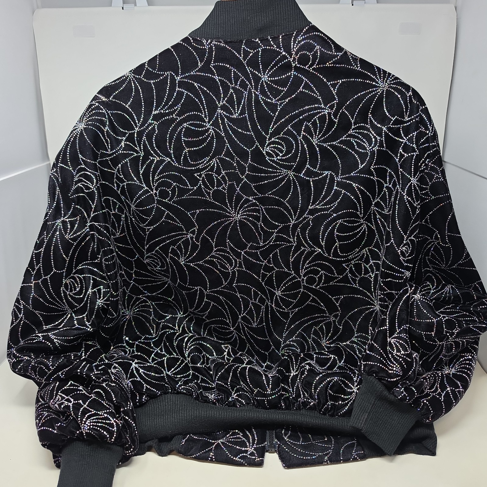 The Icing Vintage Black Bomber Jacket