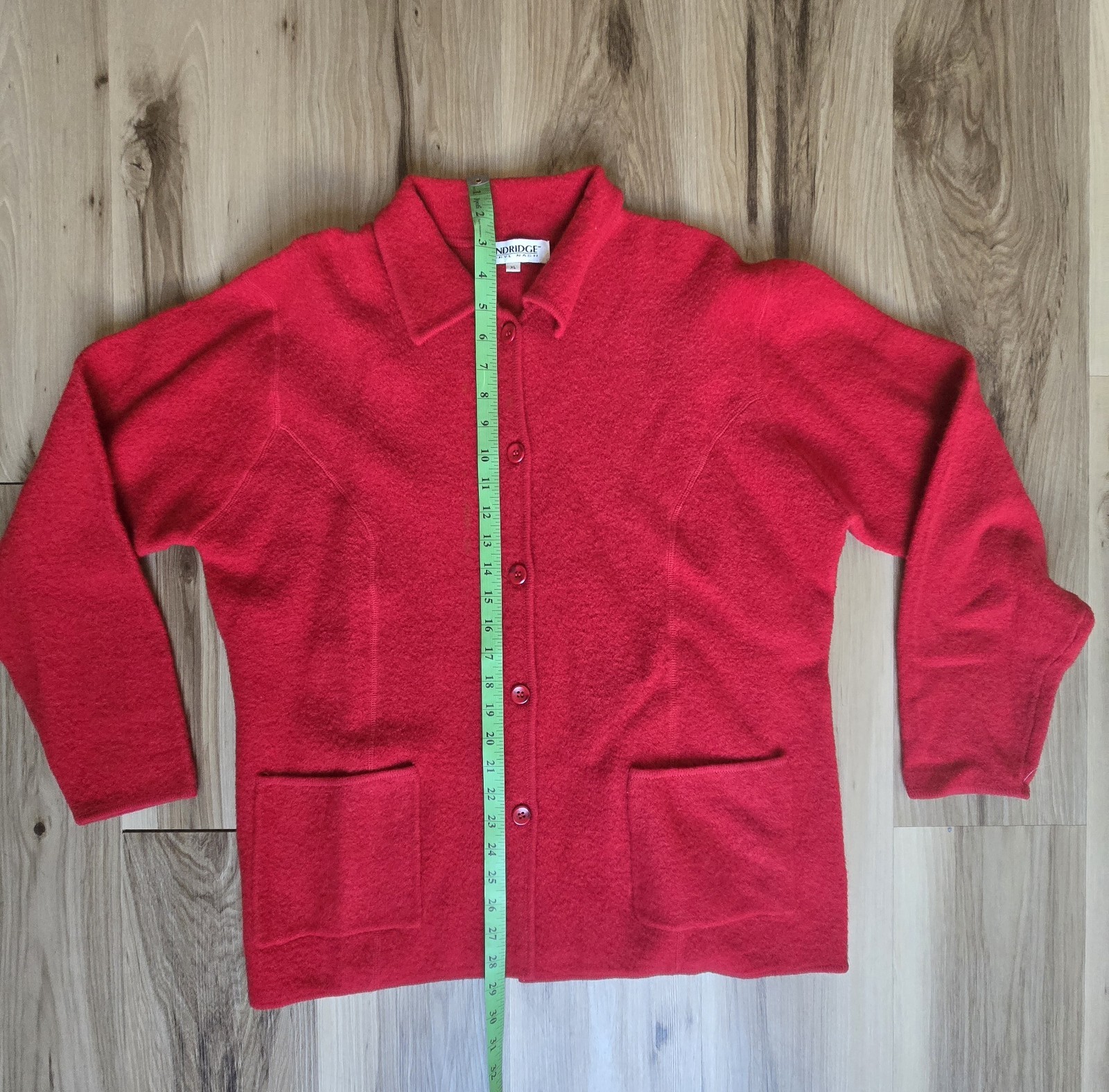 Windridge Cheryl Nash Jacket/Cardigan/red/sizeXL/Women/Marino Wool/Vintage/80s.