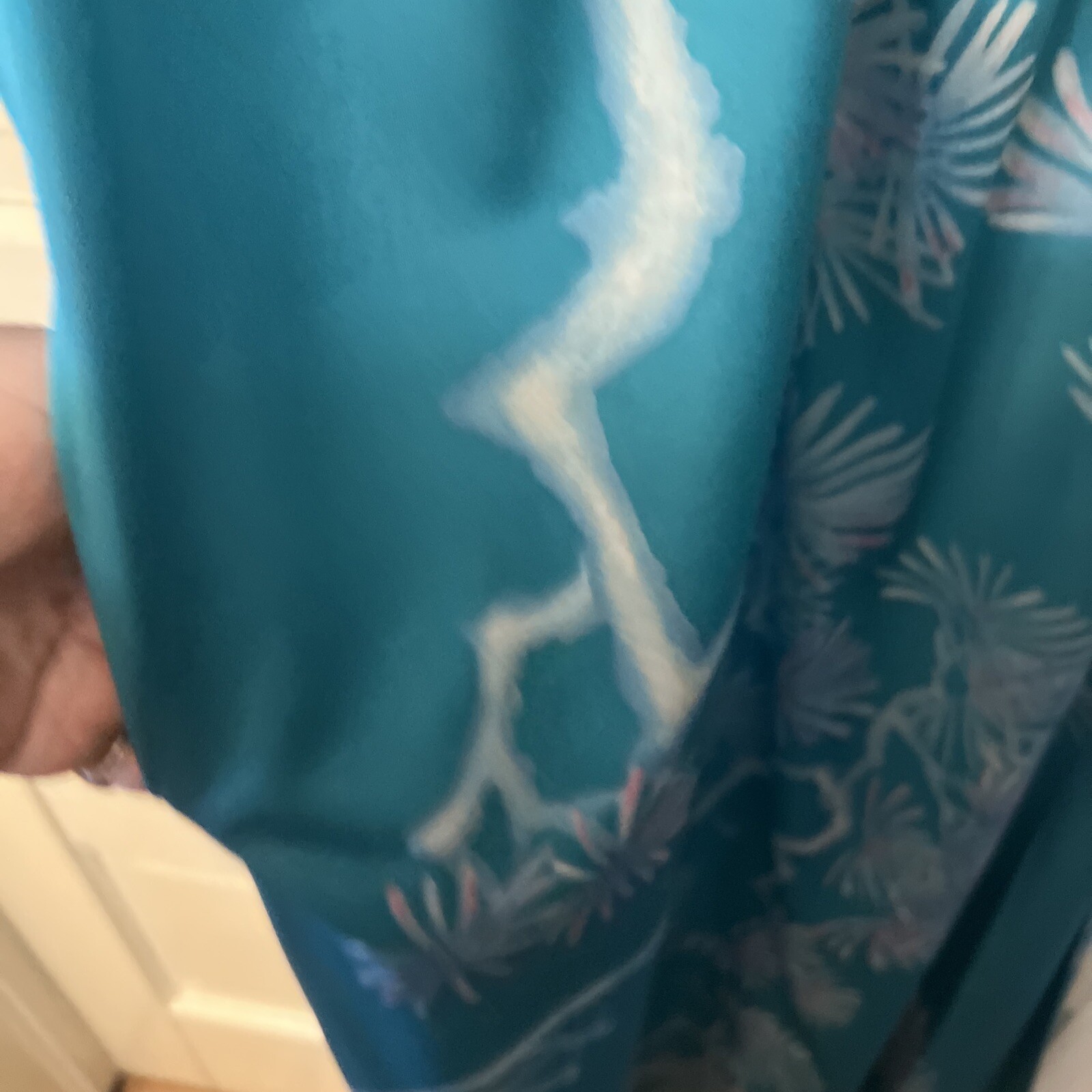 VTG 1970’s Liberty House Kiyomi HAWAII Maxi Novelty M/L? Butterfly Sleeves dress