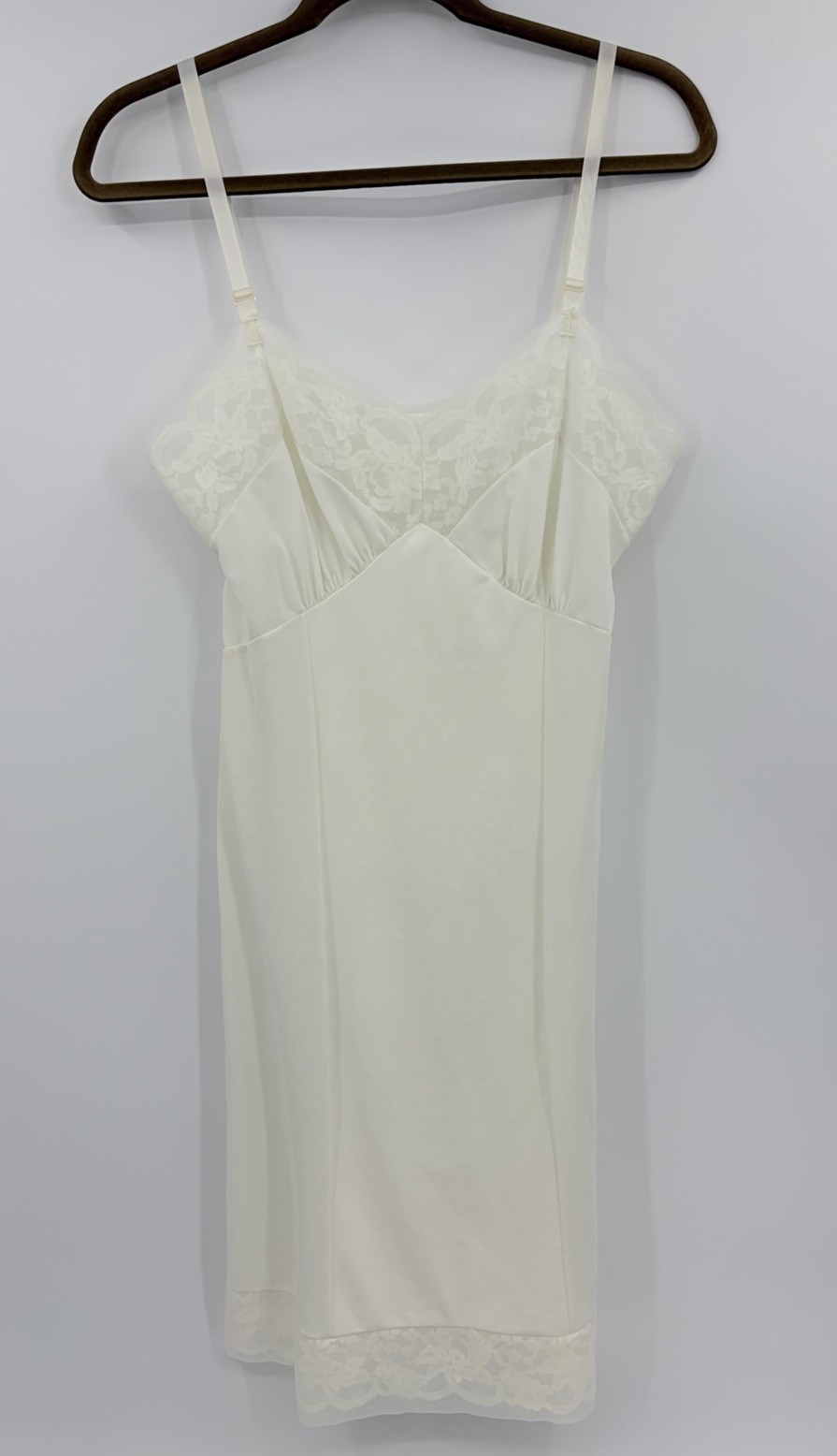 Vintage Stoneswear Satin Lace Lingerie Slip Dress Goth Fairy Whimsygoth 38 Large