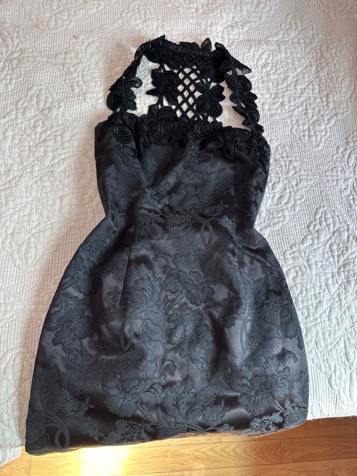 Vintage Scott McClintock Black Mini Dress