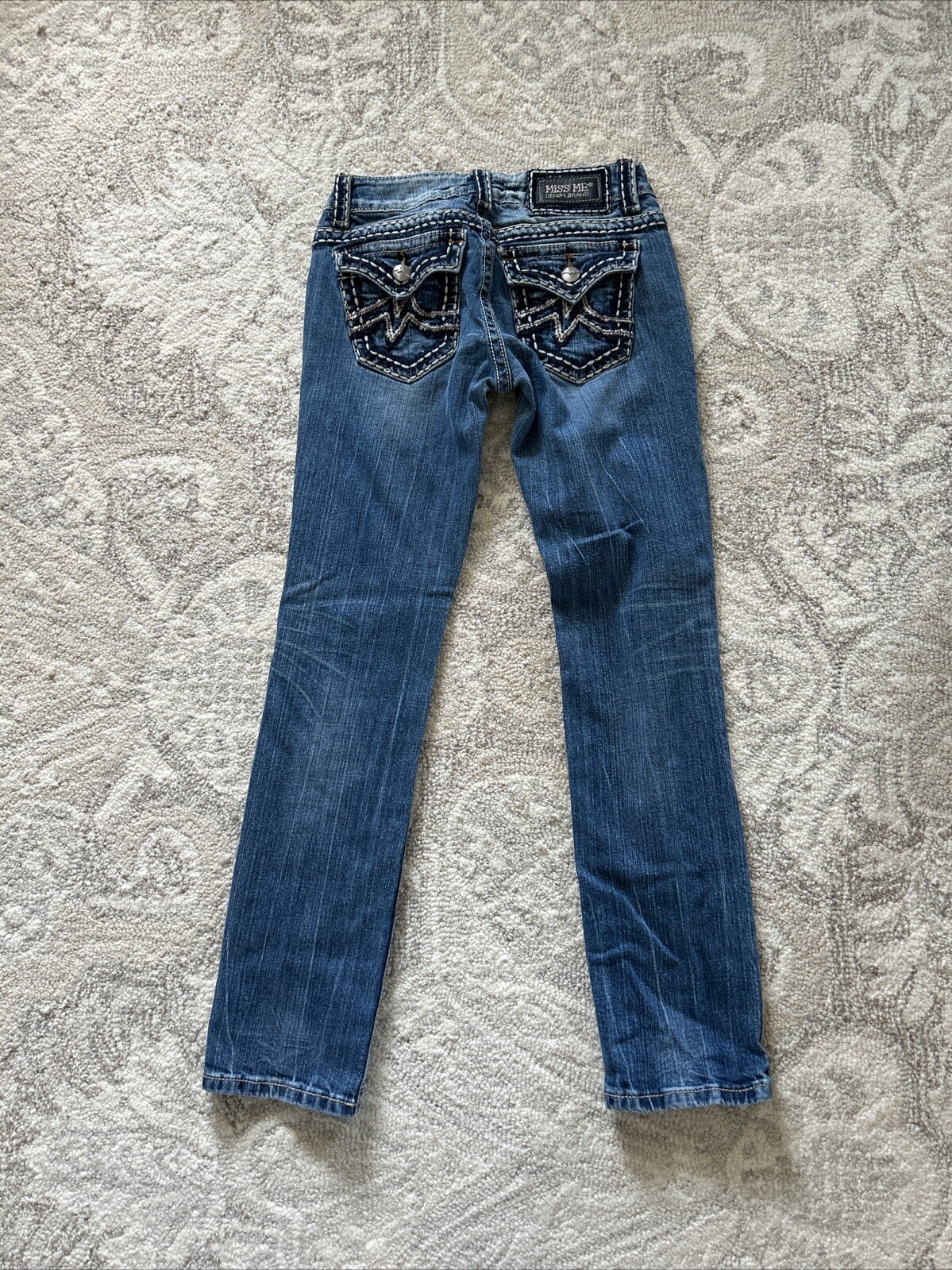 Vintage Y2K Miss Me Women’s Irene Straight Jeans Size 27 Low Rise