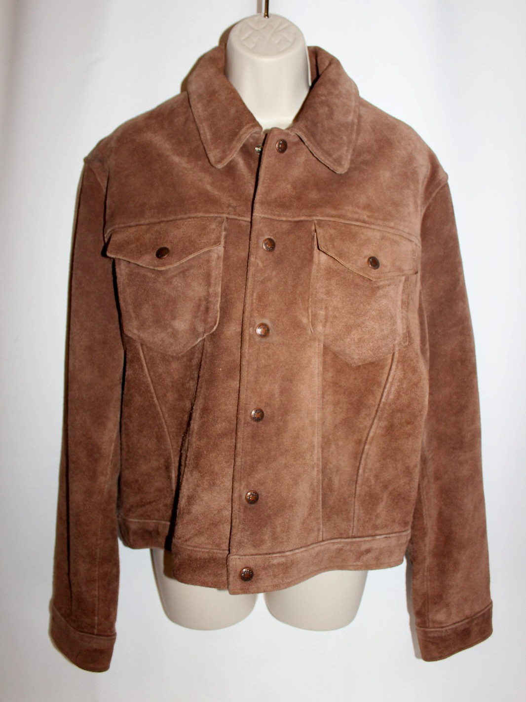 Vintage Leather Jacket by Lucky Brand Dungarees Womens Size M VERY GOOD