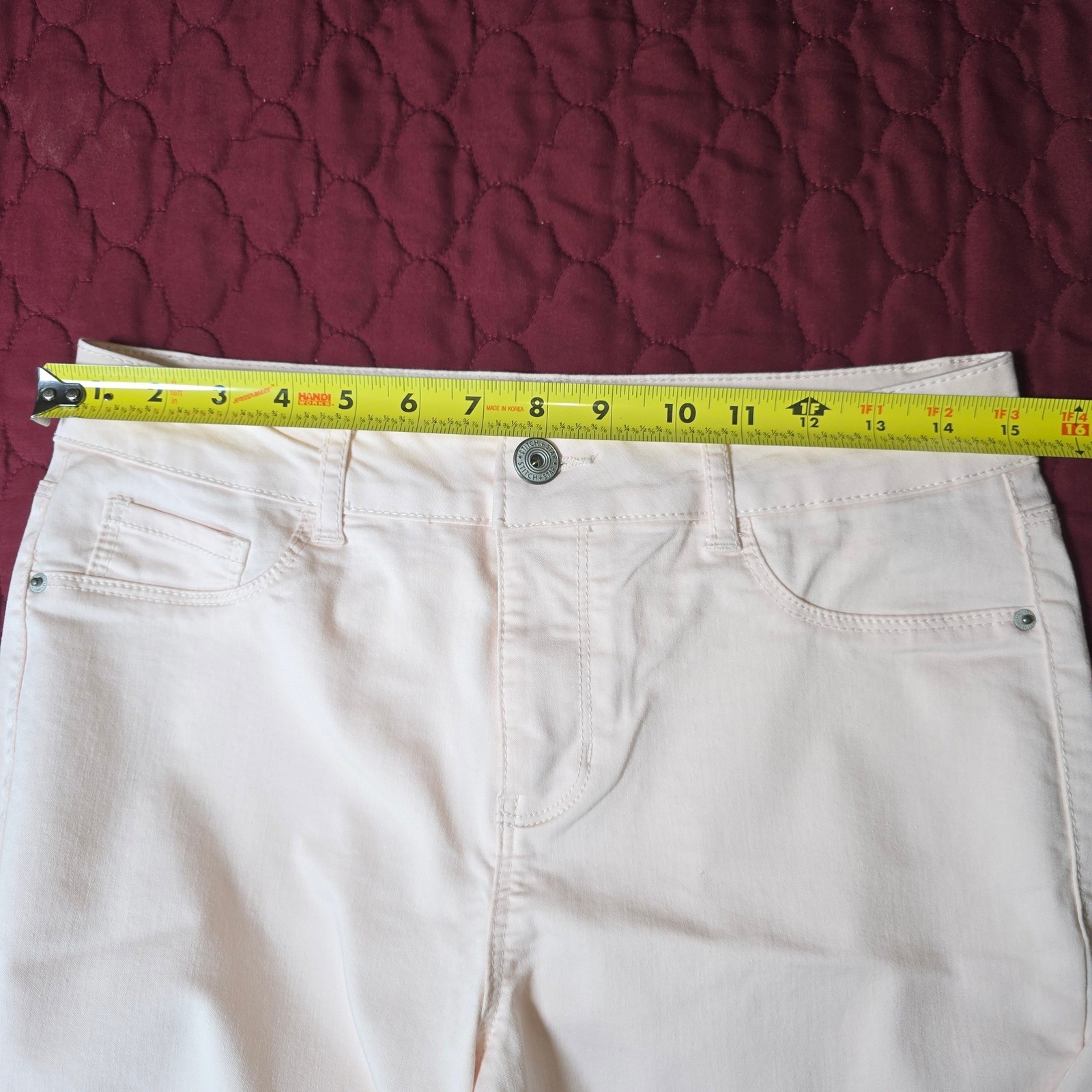 Stitch Star Light Pink Women’s Size 10 Skinny Jeans Ankle Vintage