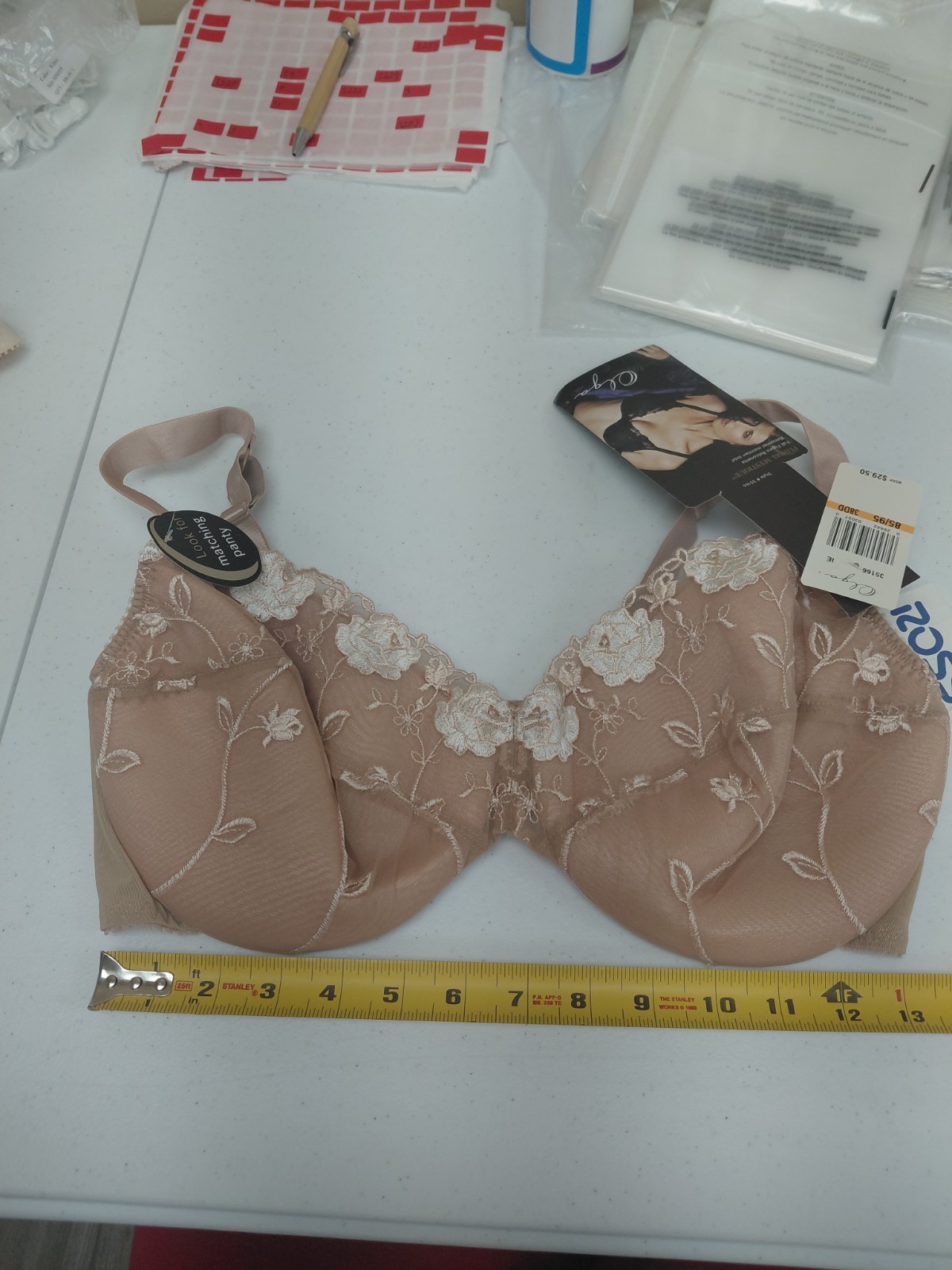 Vintage Olga Bra Size 38DD