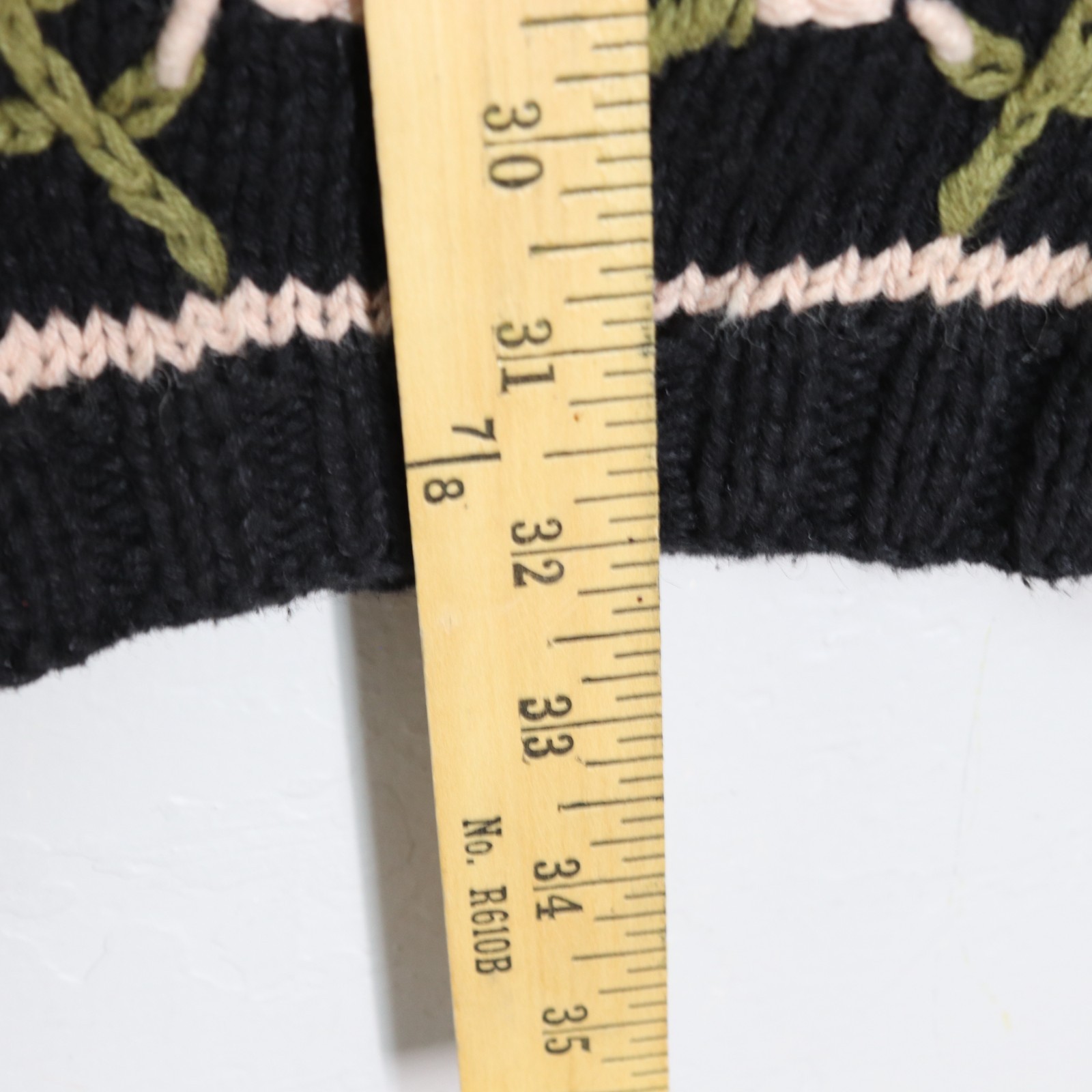 Jennifer Reed Hand Knit Sweater 3X Plus Multicolor Ramie Cotton Pullover Round
