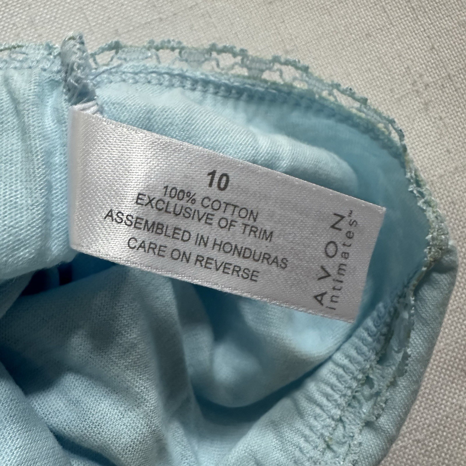 Vtg 1997 AVON Intimates 3-pack Granny Panties Briefs NOS Size 10 Picot Trim Y2K