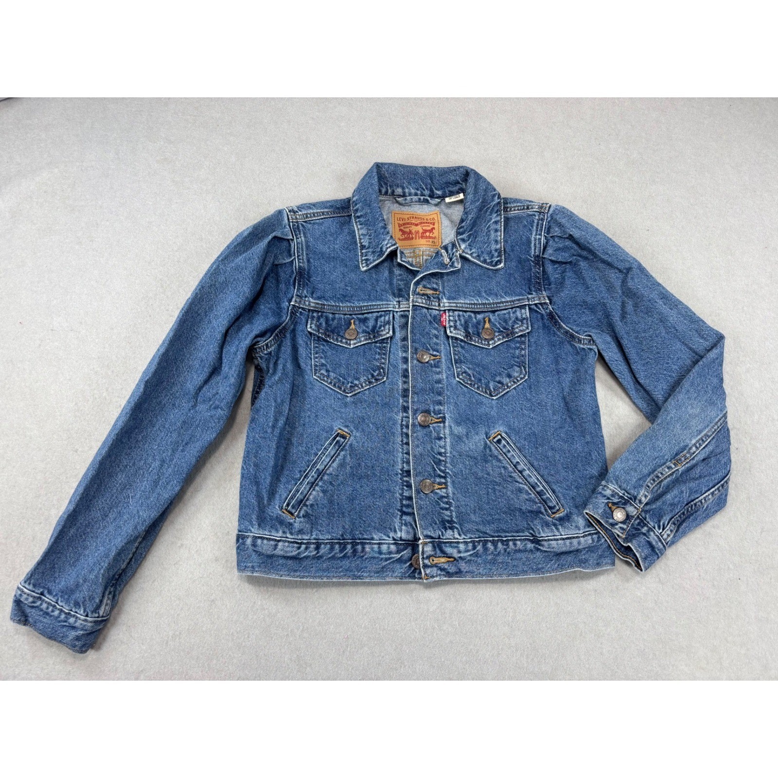 Levi’s Original Puff Sleeve Trucker Isabel Size XS denim jean jacket