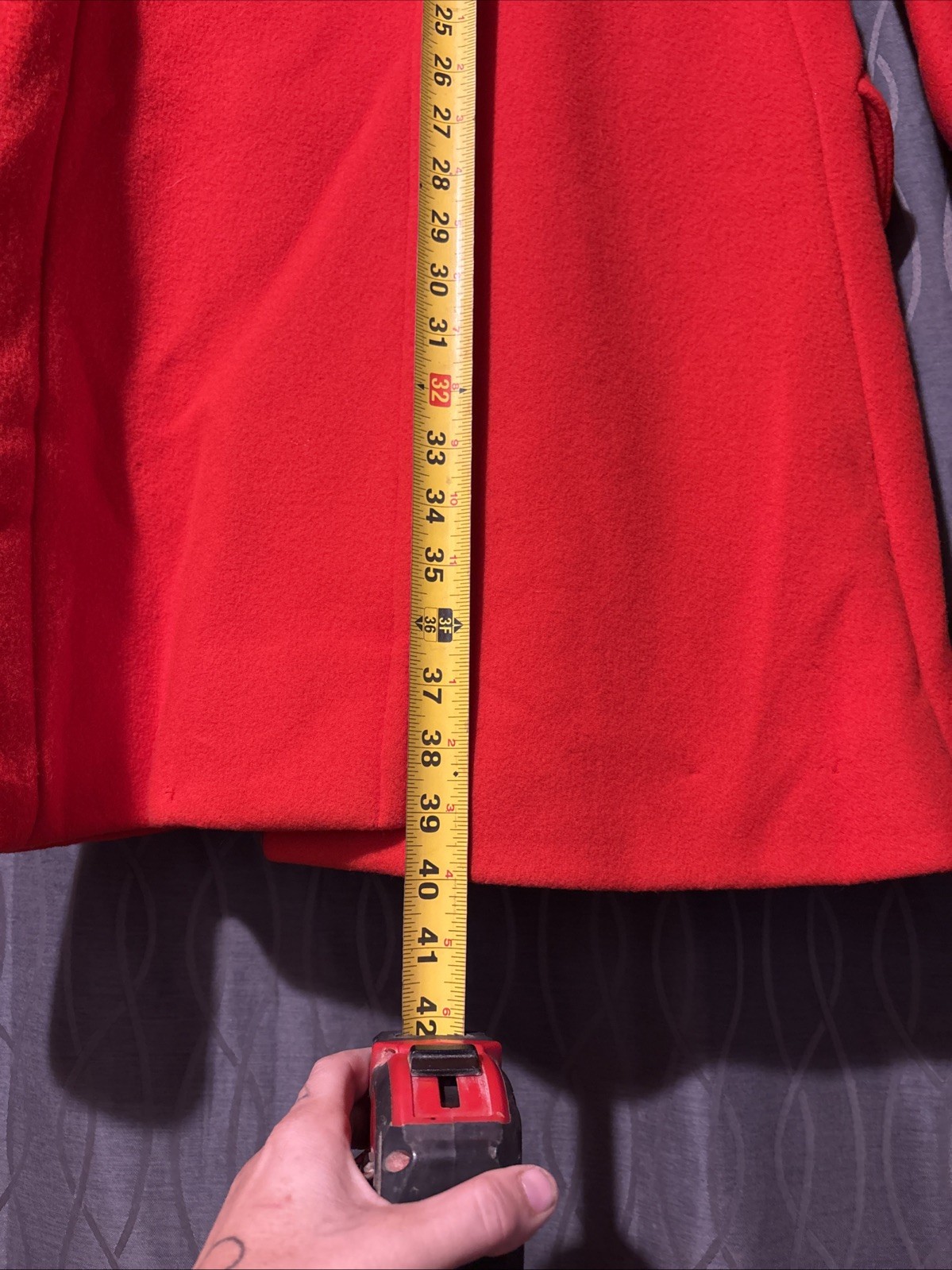 Chas. A. Stevens & Co Vintage Red Peacoat Studio Six Collection