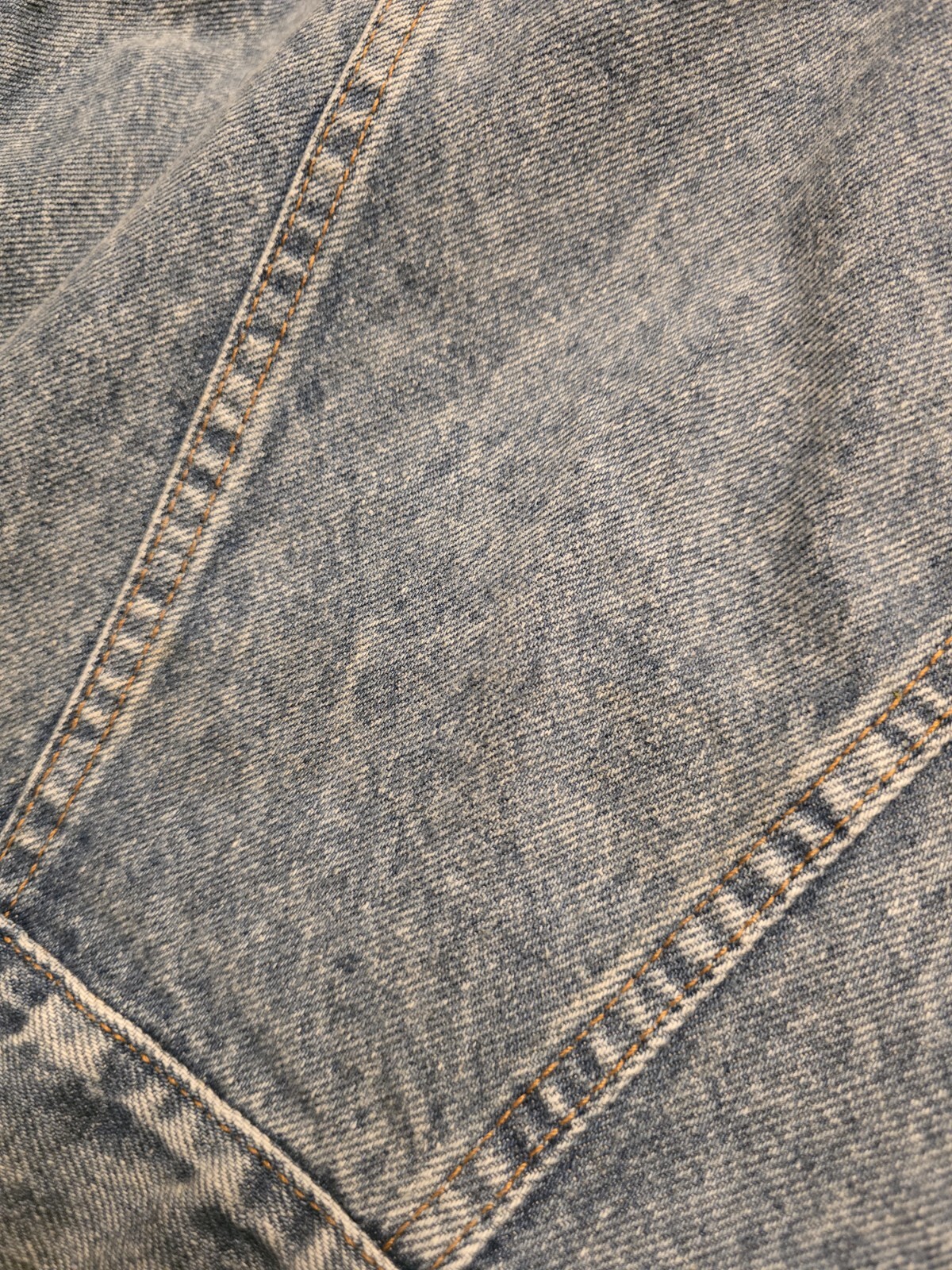 Vintage Levis 57508-0209 Size Small Acid Wash Denim Truckers Jacket Made In USA