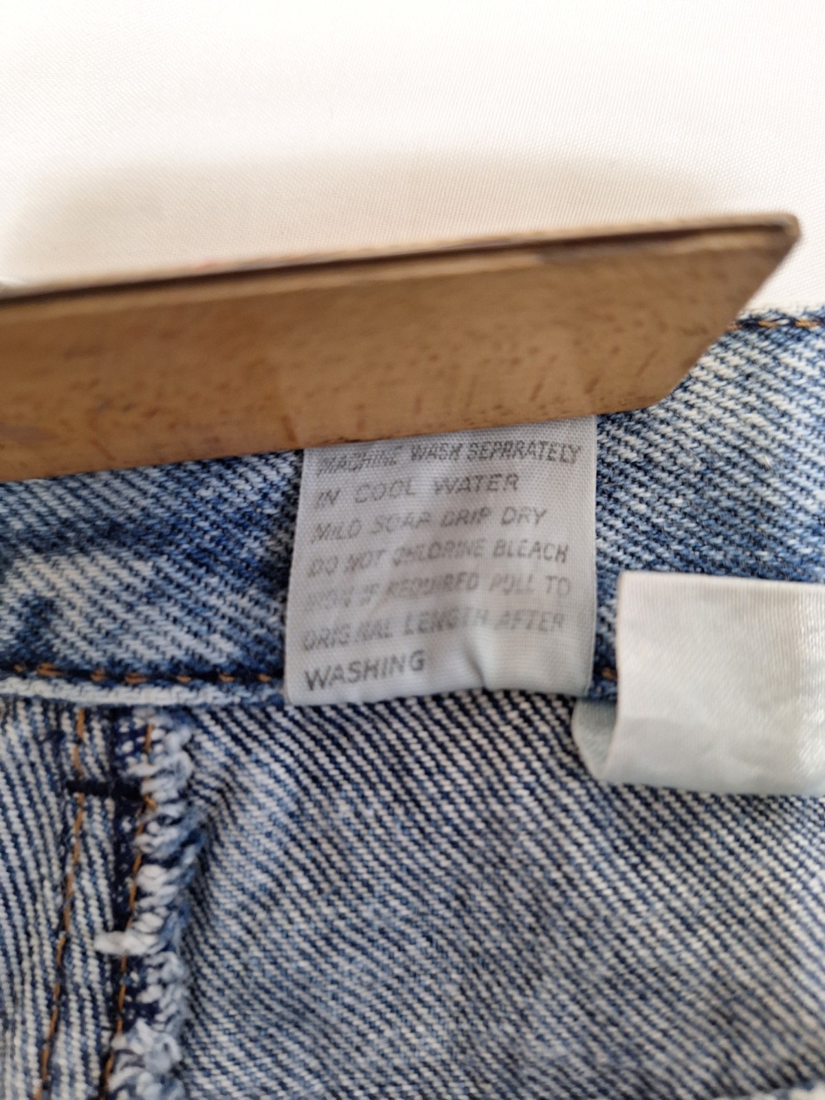 Rio by Stephen Mardon Skirt Sz 3/4 Acid Washed Vintage 80s/90s High Waist