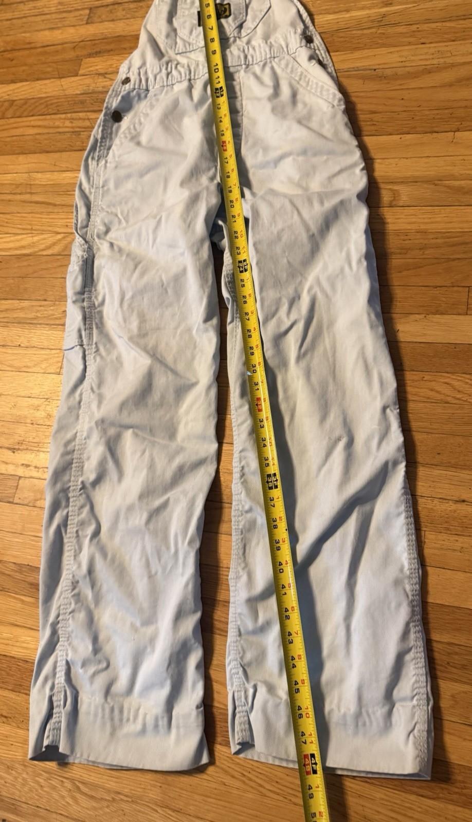 1960’s Sanforized Washington Dee Crew Overalls Measurements In Pictures
