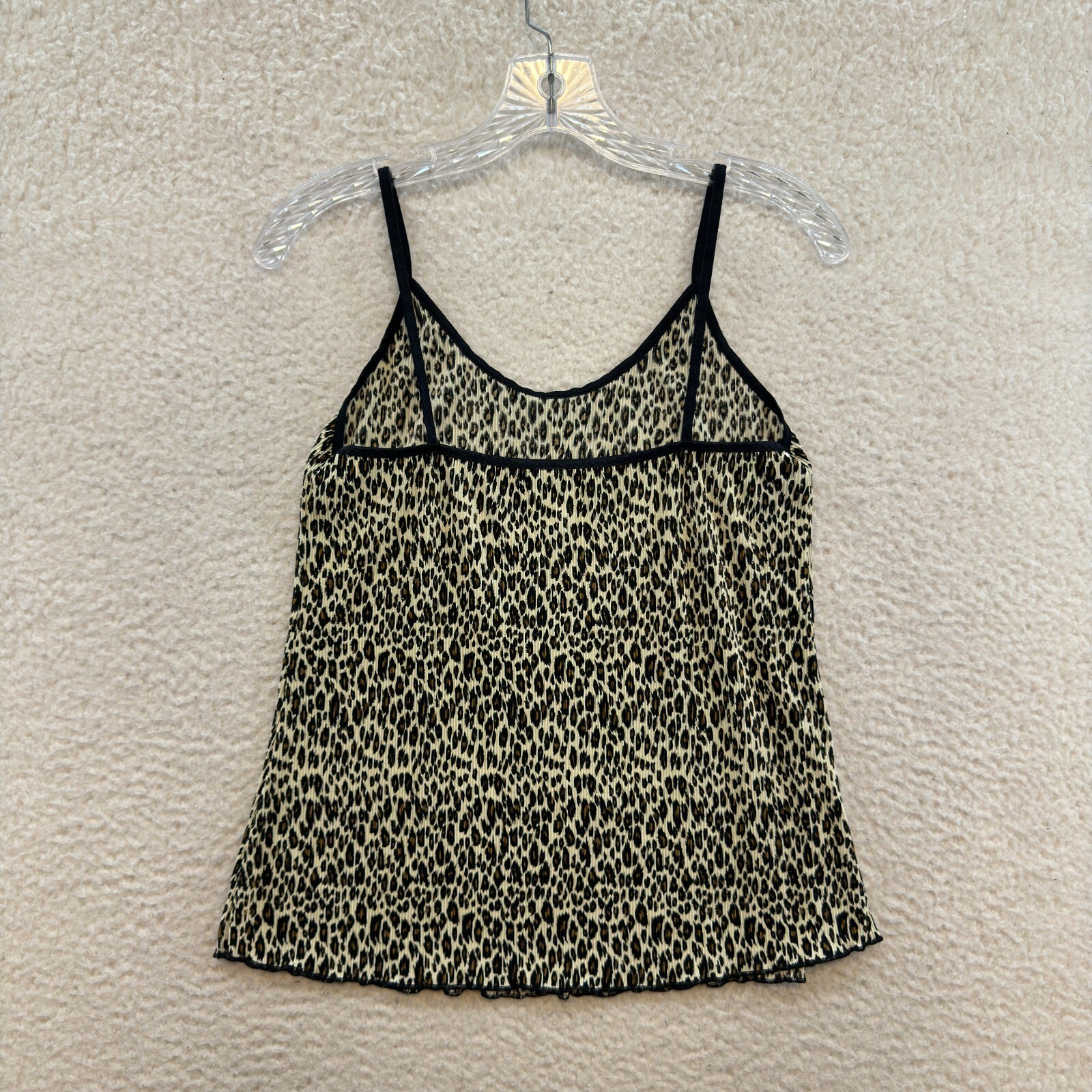 Vintage Camisole Tank Top Medium Cheetah Leopard Boho Fairy Grunge Whimsigoth