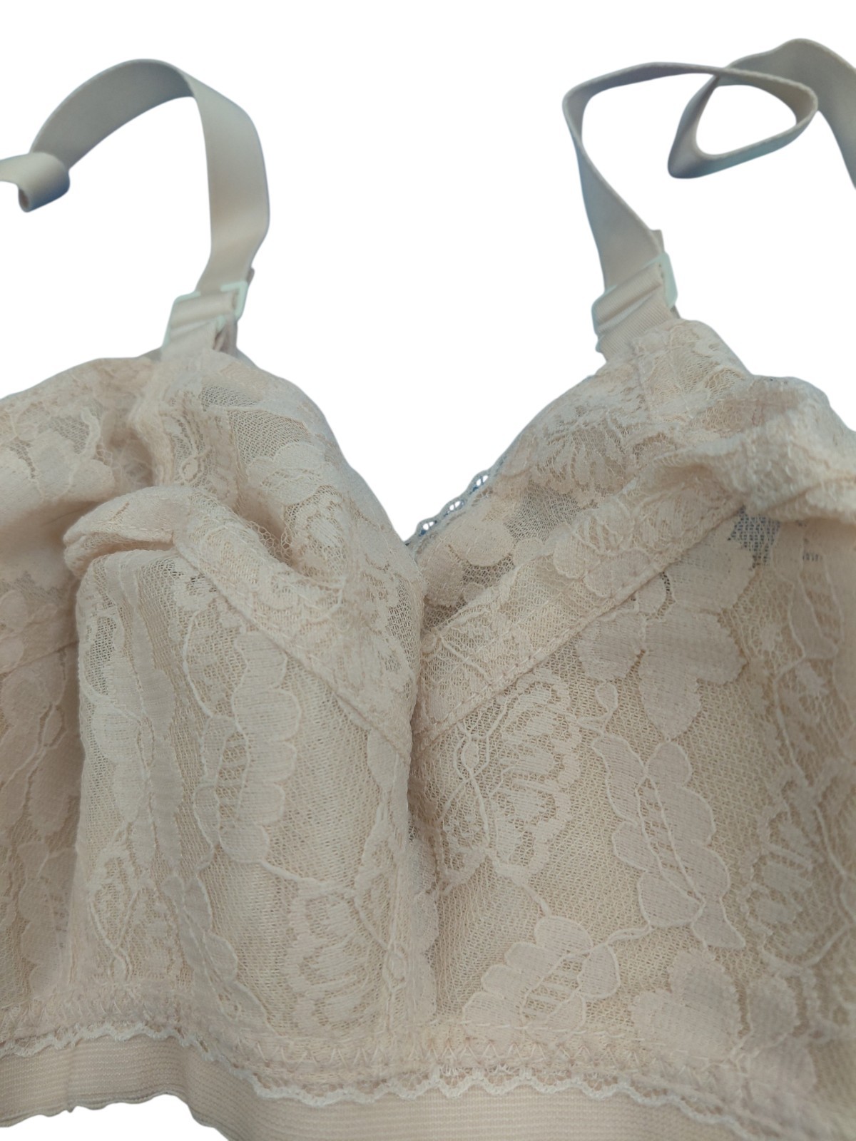 Vintage Lady Cameo Lingerie Bra Size 30DD