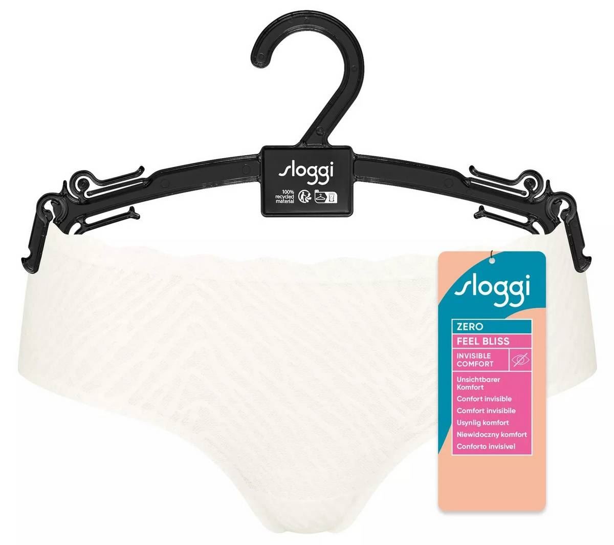 Sloggi Womens Zero Feel Bliss Hipster Knickers – Silk White