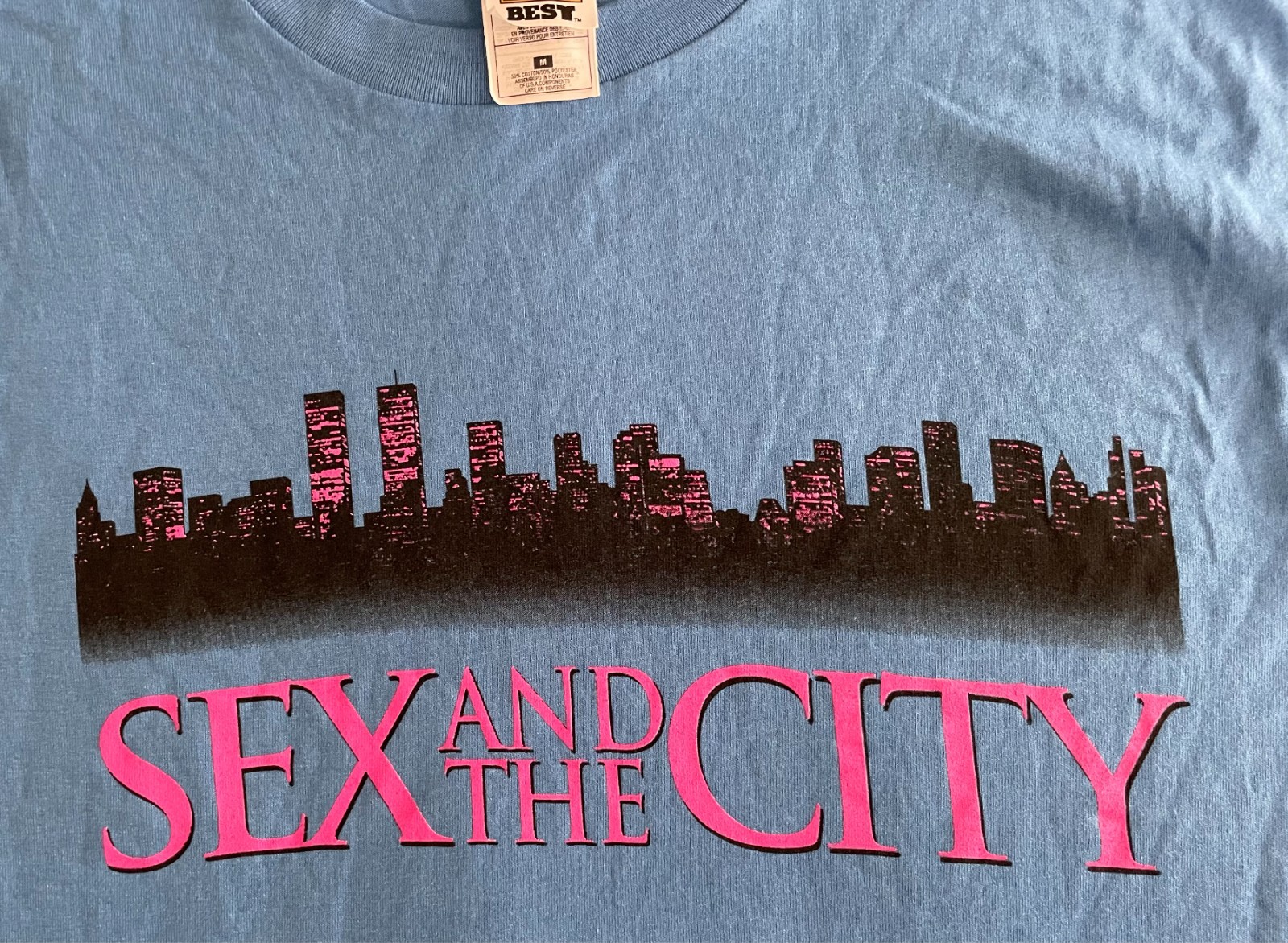SEX AND THE CITY HBO TV SERIES 90s VINTAGE PROMO TEE SHIRT MINT SIZE MEDIUM