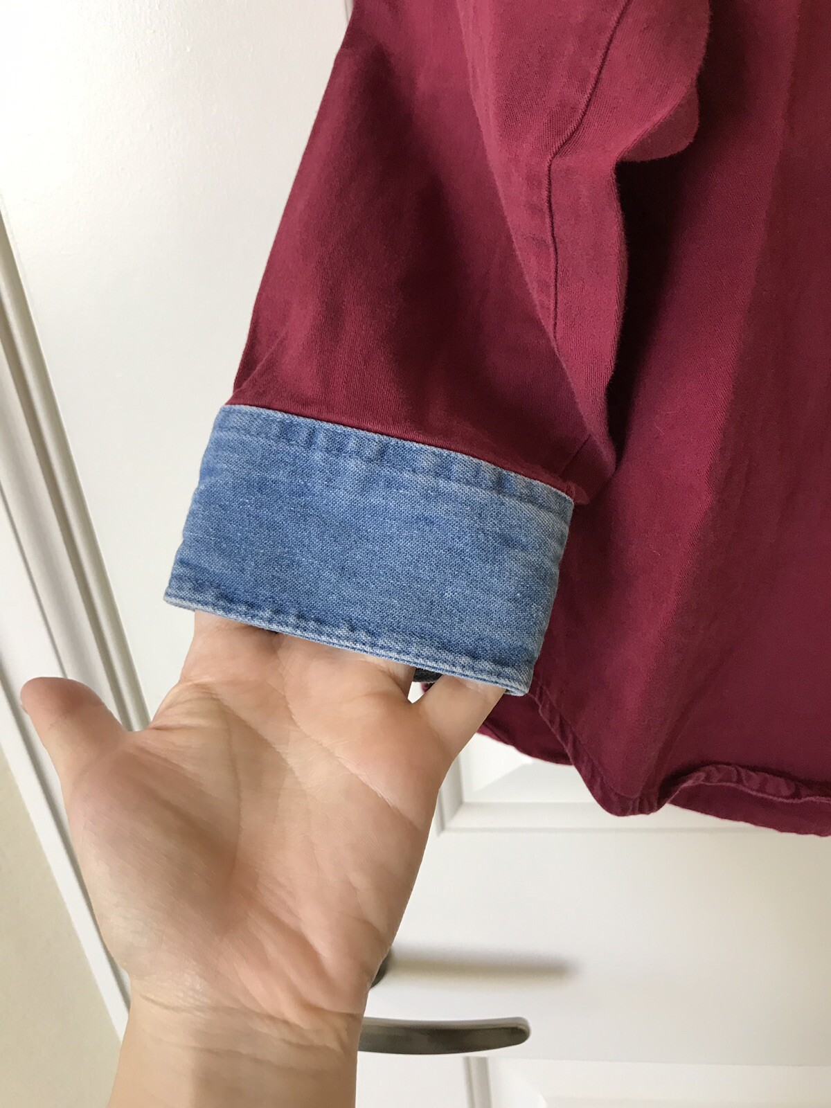 Vintage Maroon Shirt, Size M