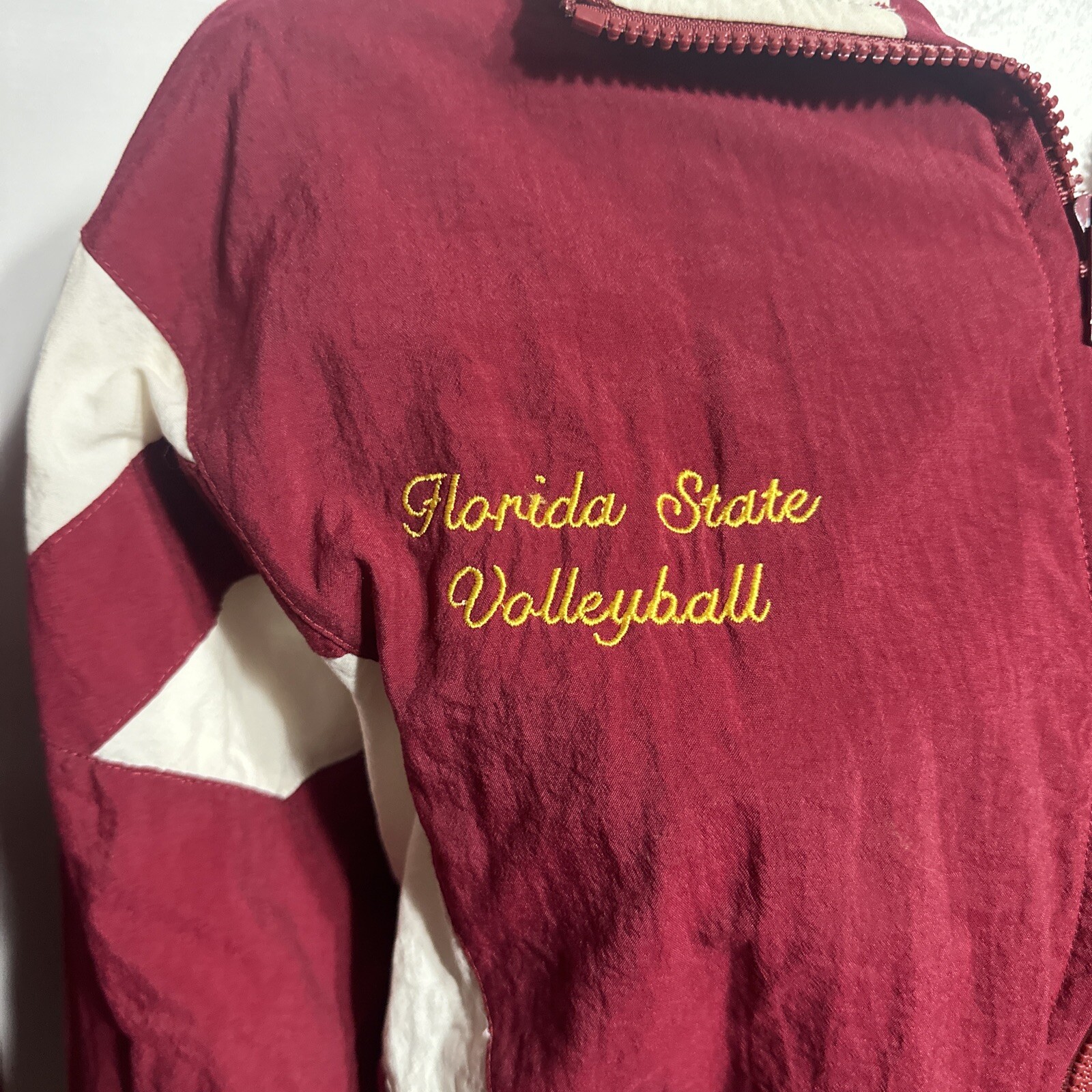 VTG Florida State Volleyball 80s 90s ASICS Warm Up Windbreaker Track Suit